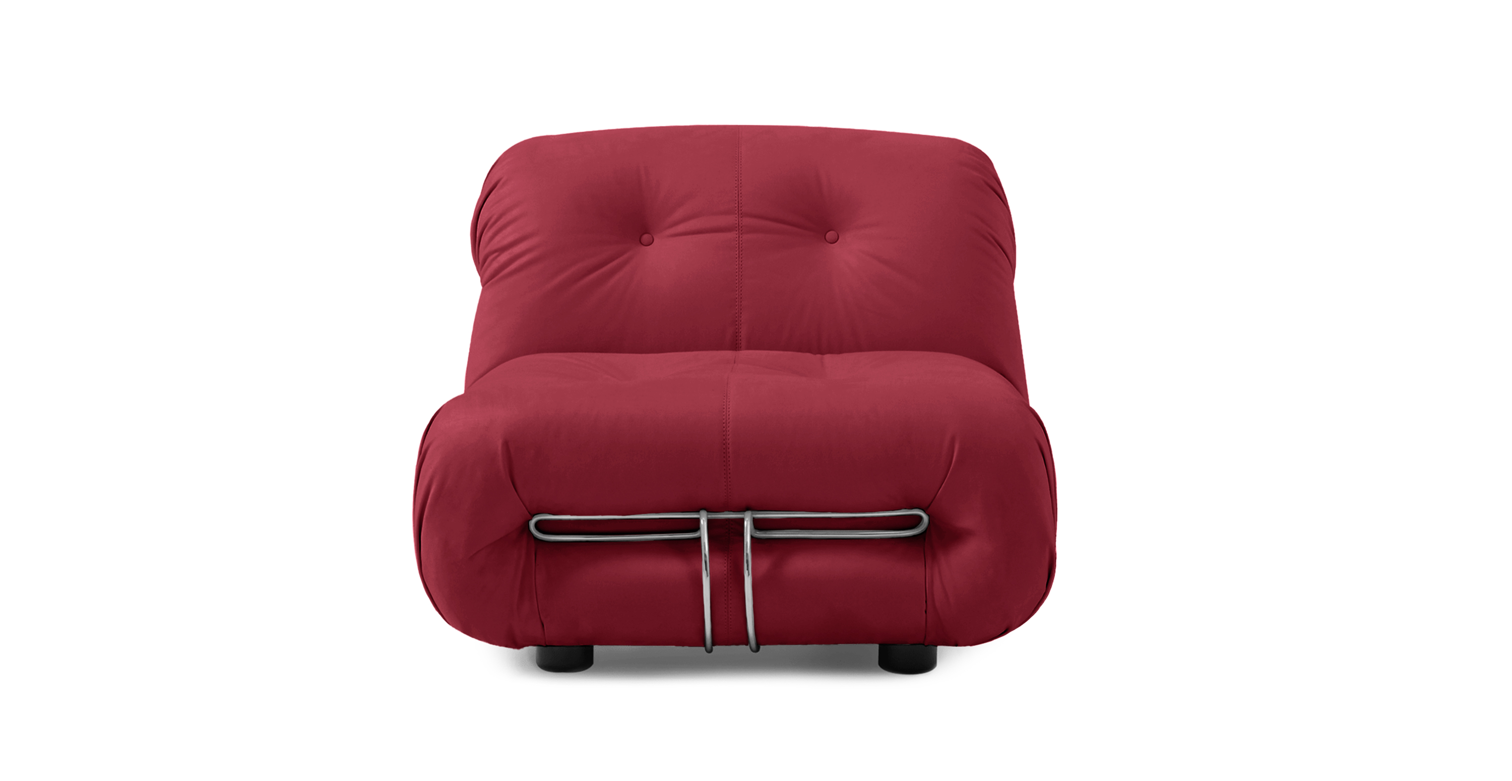 Soriana Chair - Alcantara Suede Red Burgundy