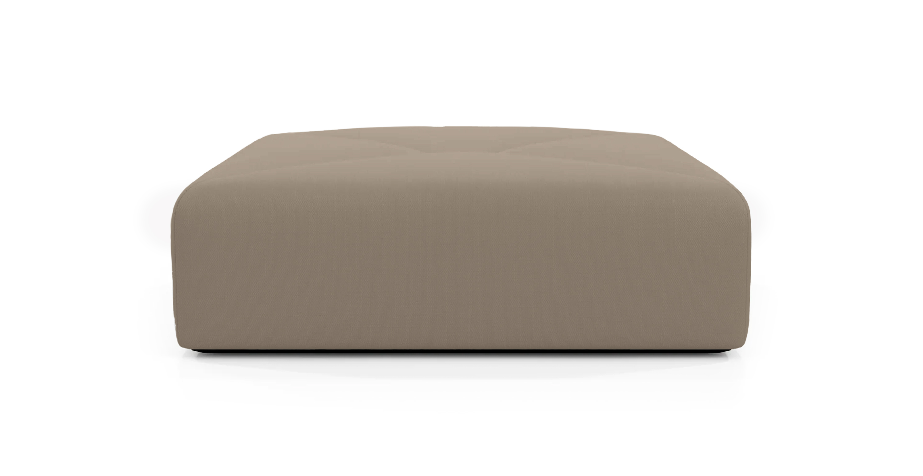 Dune Outdoor Sunbrella Sofa - Ottoman -  Sunbrella Canvas Heather Beige