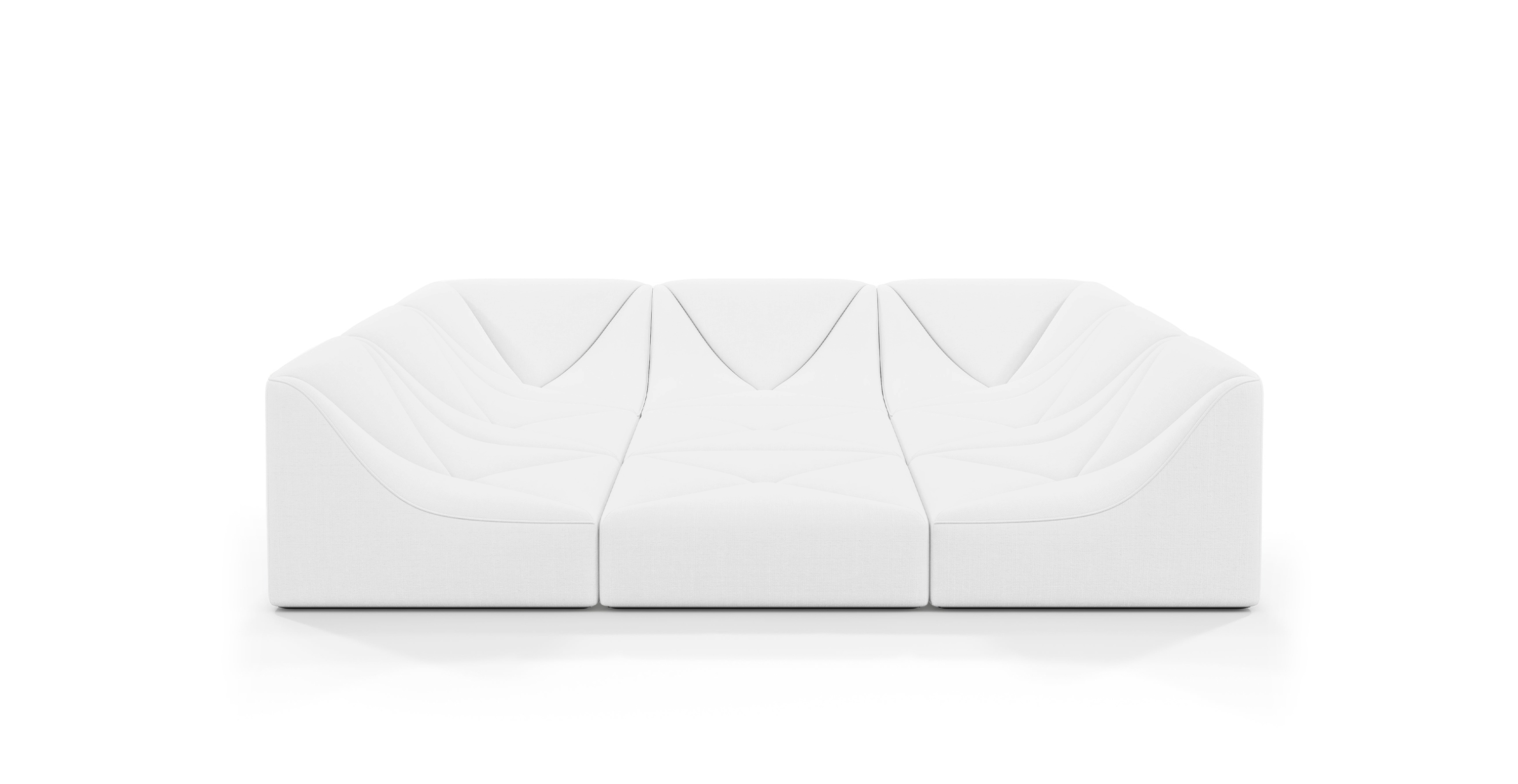 Dune Outdoor Sunbrella Sectional Sofa -  Sunbrella Off-White