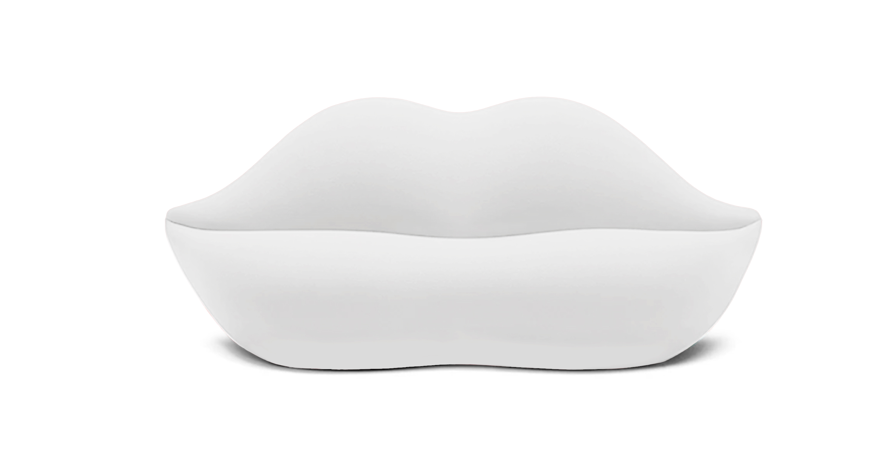 Bocca Lips Pop Art Outdoor Sunbrella Sofa -  Sunbrella Off-White