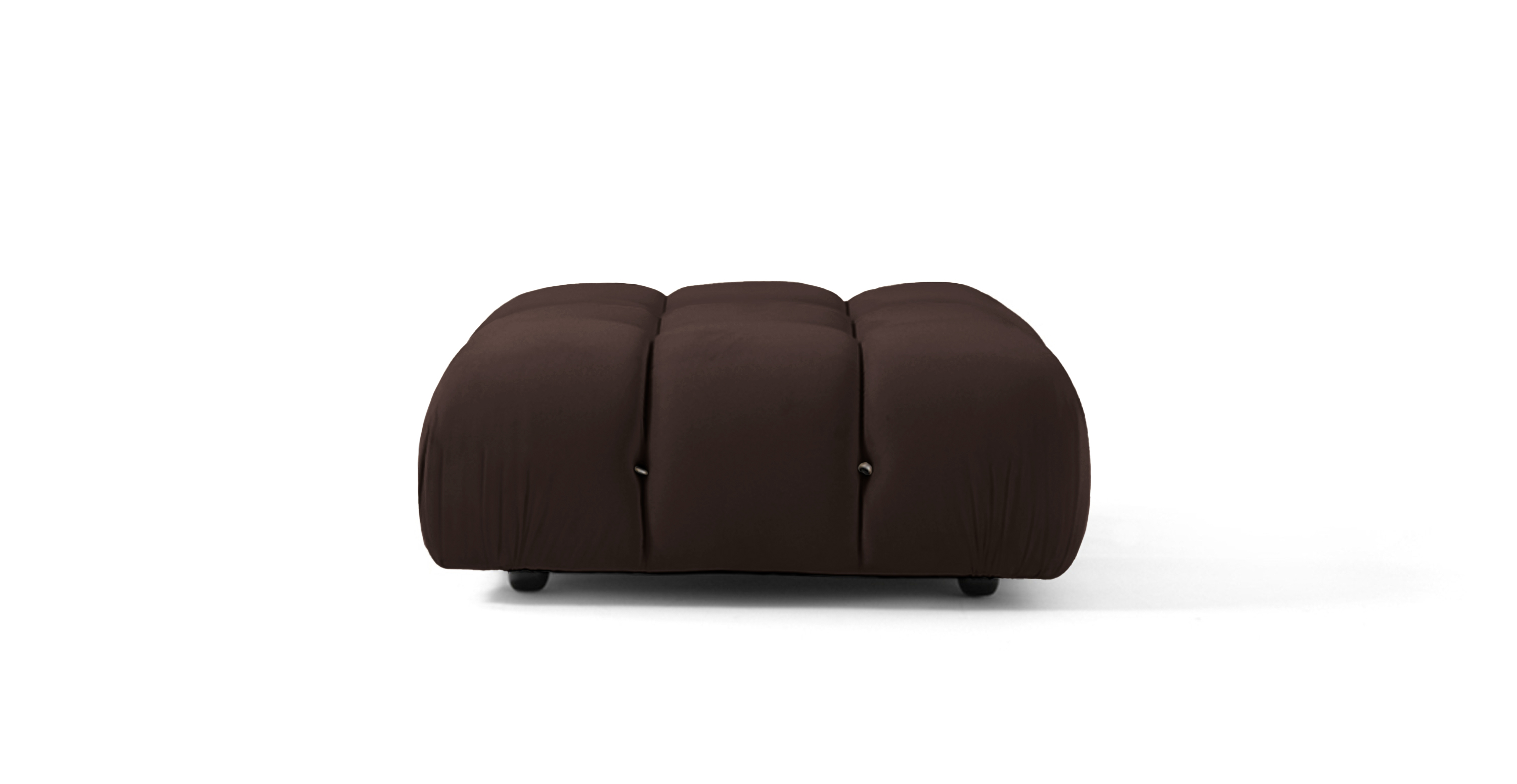 Mario Bellini Sofa | Ottoman -  Velvet Brown Velvet