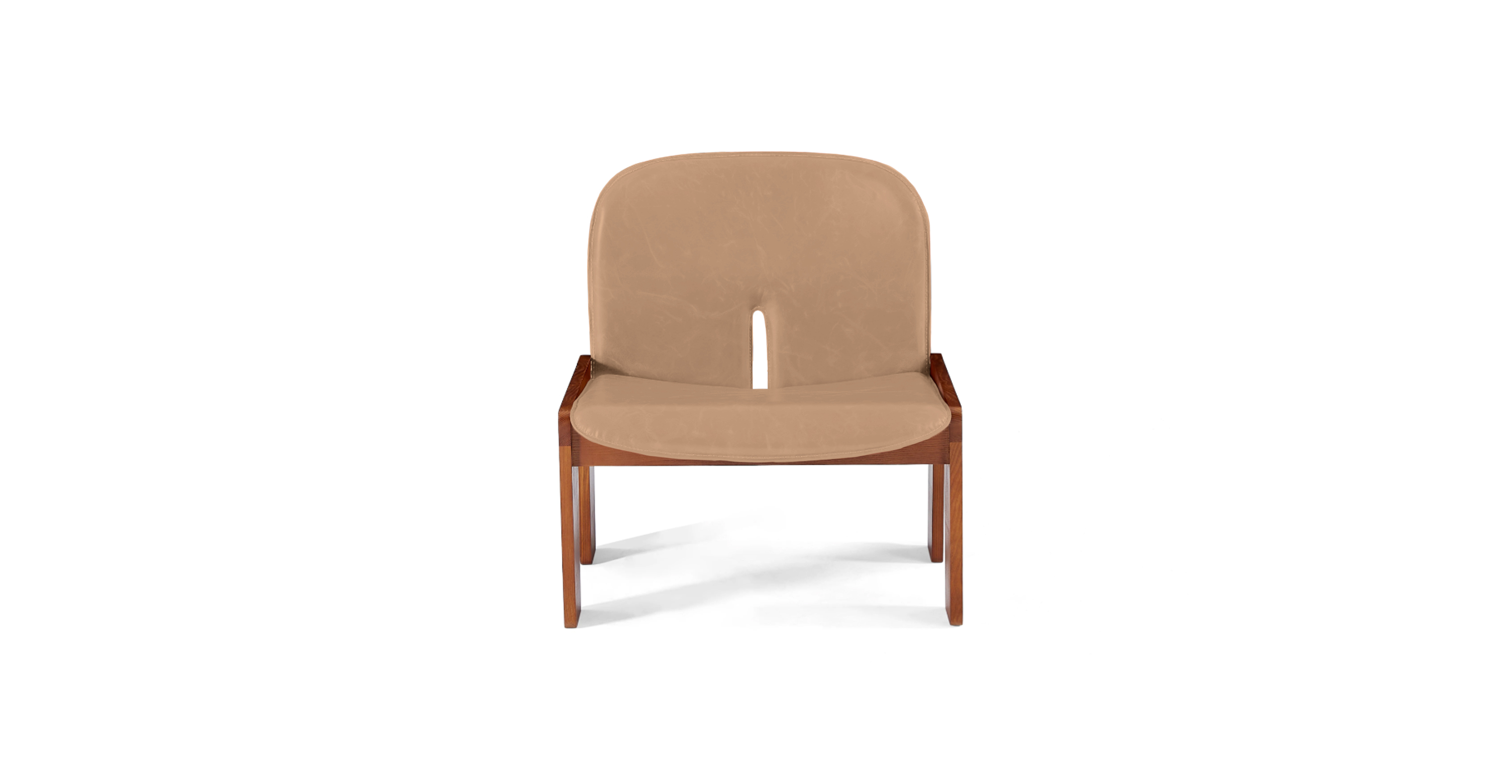 Scarpa Model 925 Easy Chair -  Leather Antique Wheatgrass