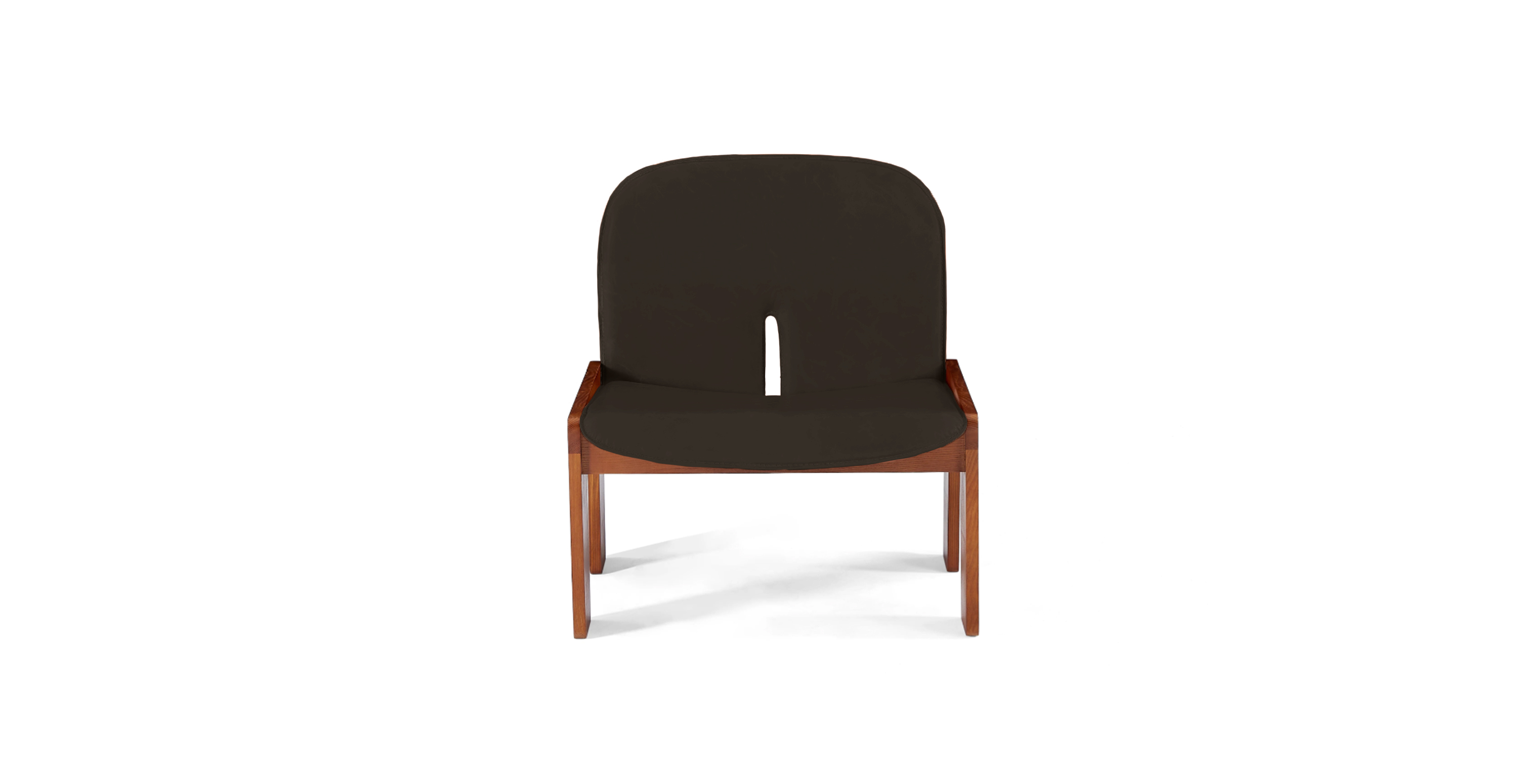 Scarpa Model 925 Easy Chair -  Leather Brown Italian