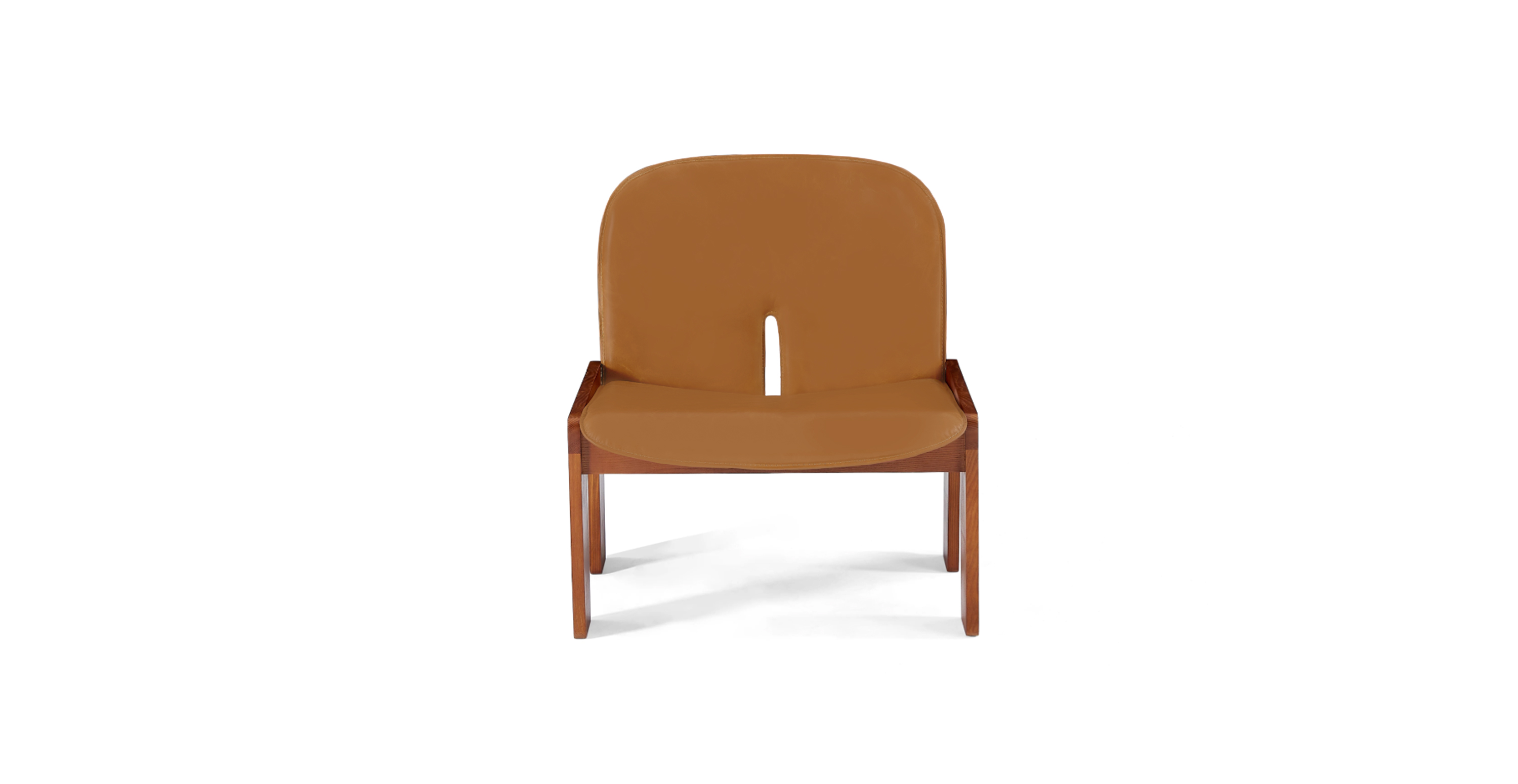 Scarpa Model 925 Easy Chair -  Leather Tan Italian