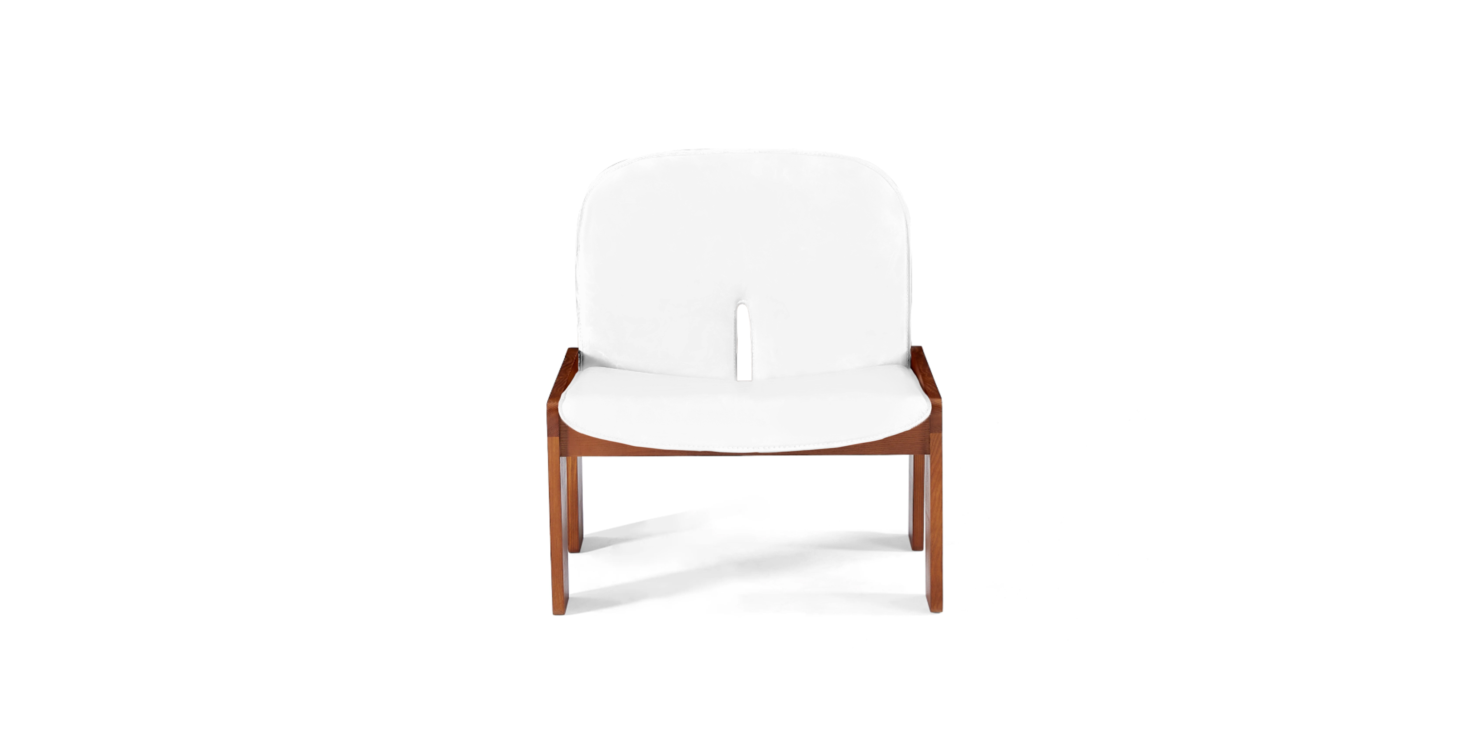 Scarpa Model 925 Easy Chair -  Leather White