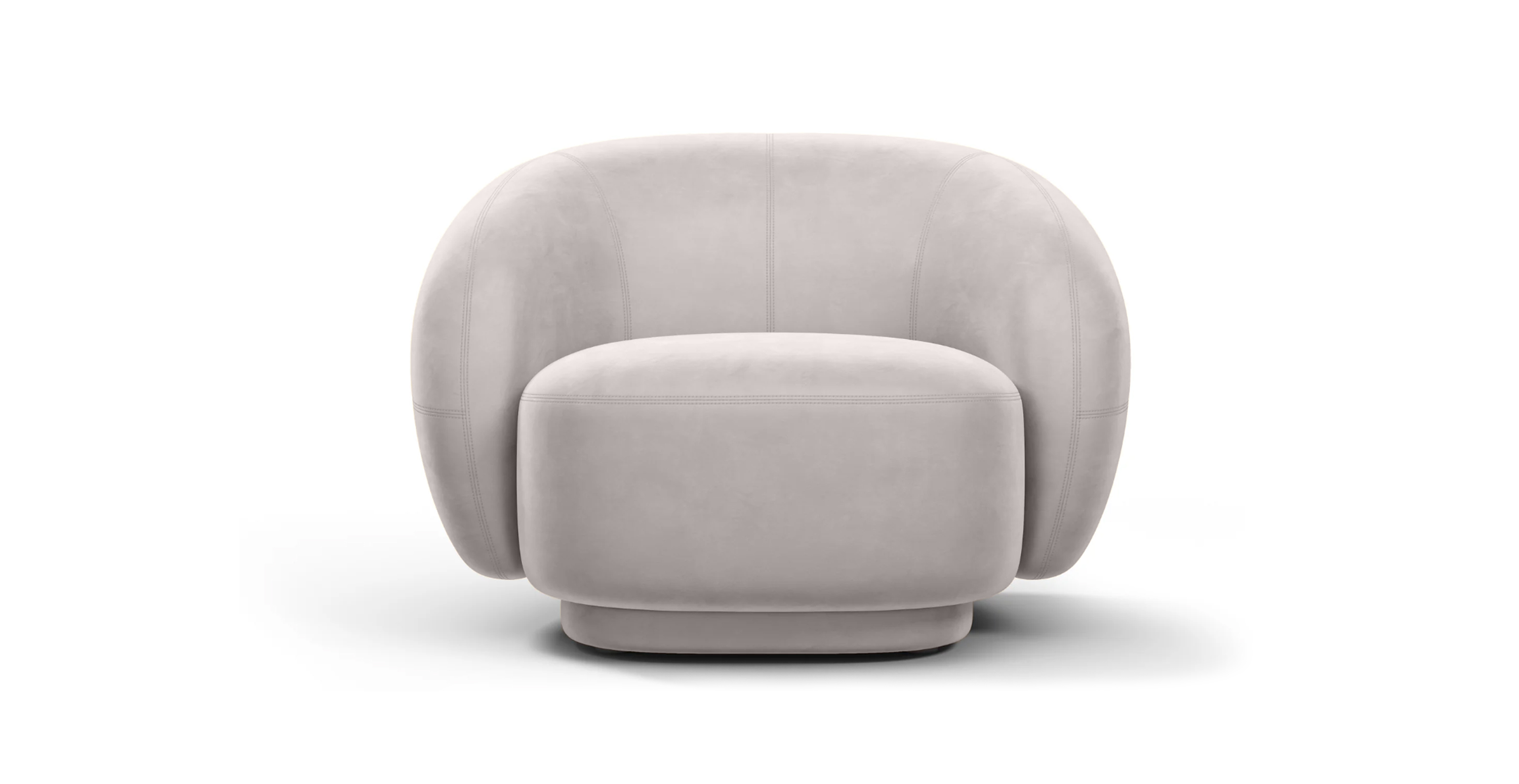 Jonas Wagell Julep Armchair -  Velvet Light Gray Velvet