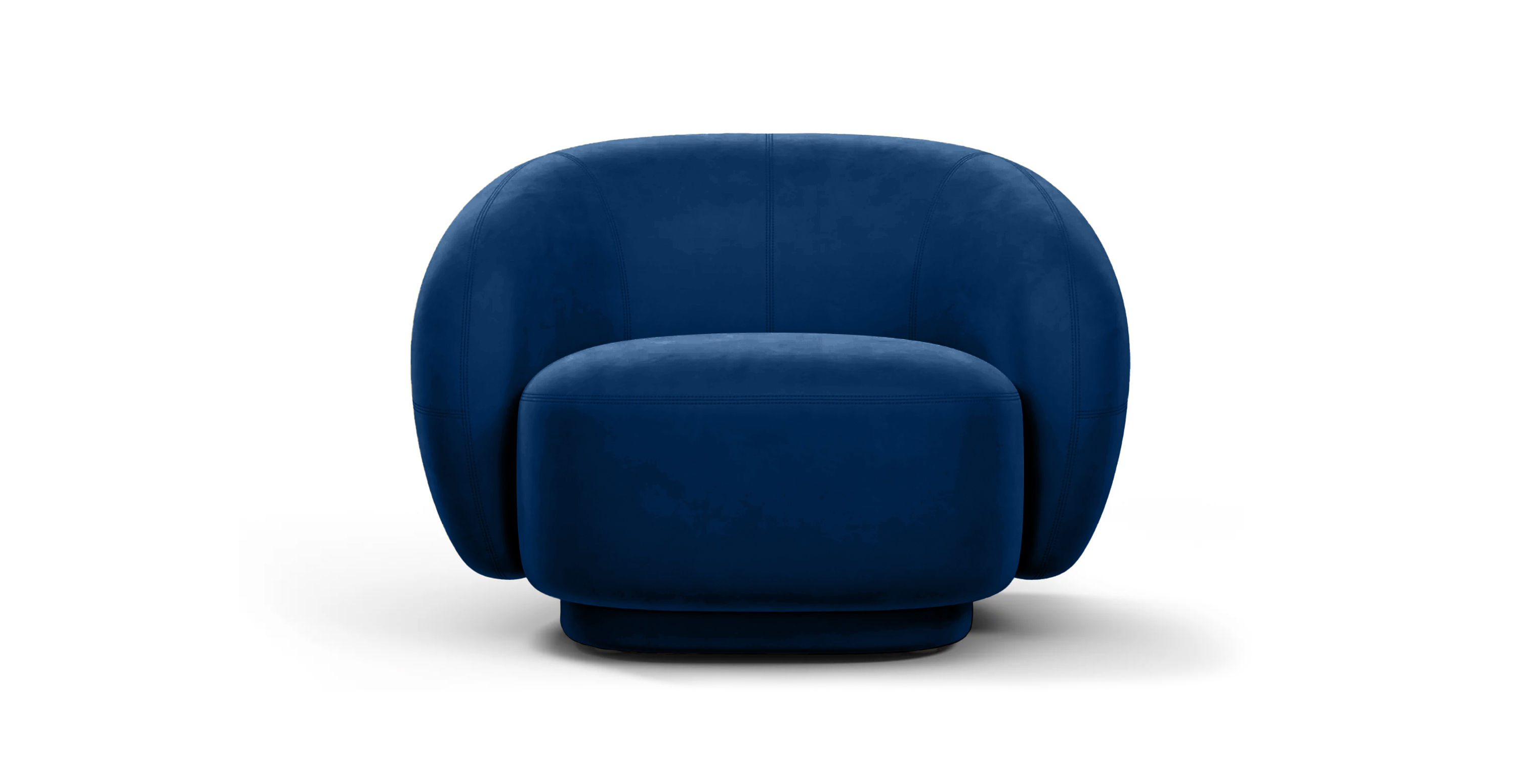 Jonas Wagell Julep Armchair - Velvet Blue Velvet