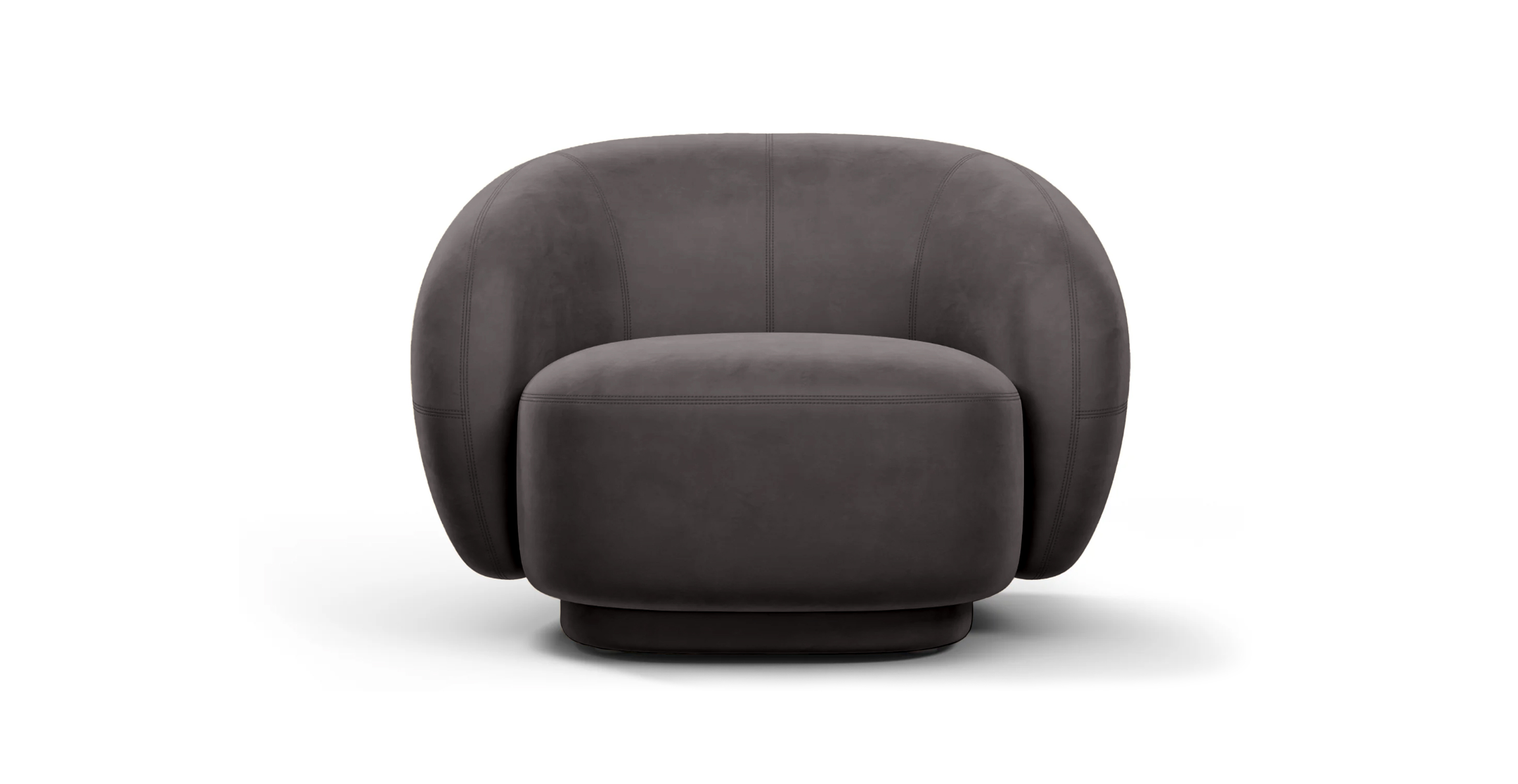 Jonas Wagell Julep Armchair -  Velvet Iron Grey Velvet