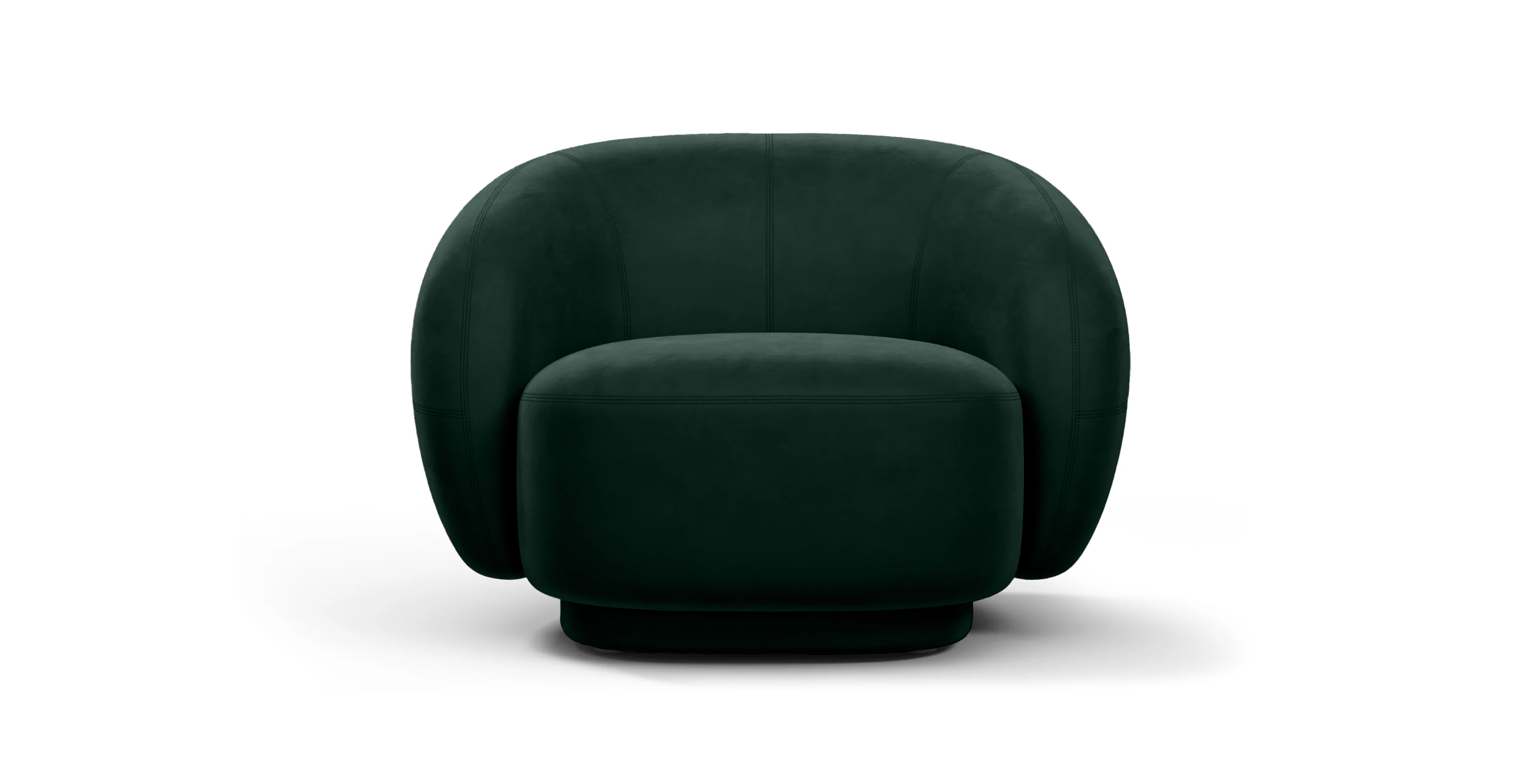 Jonas Wagell Julep Armchair -  Velvet Dark Green Velvet