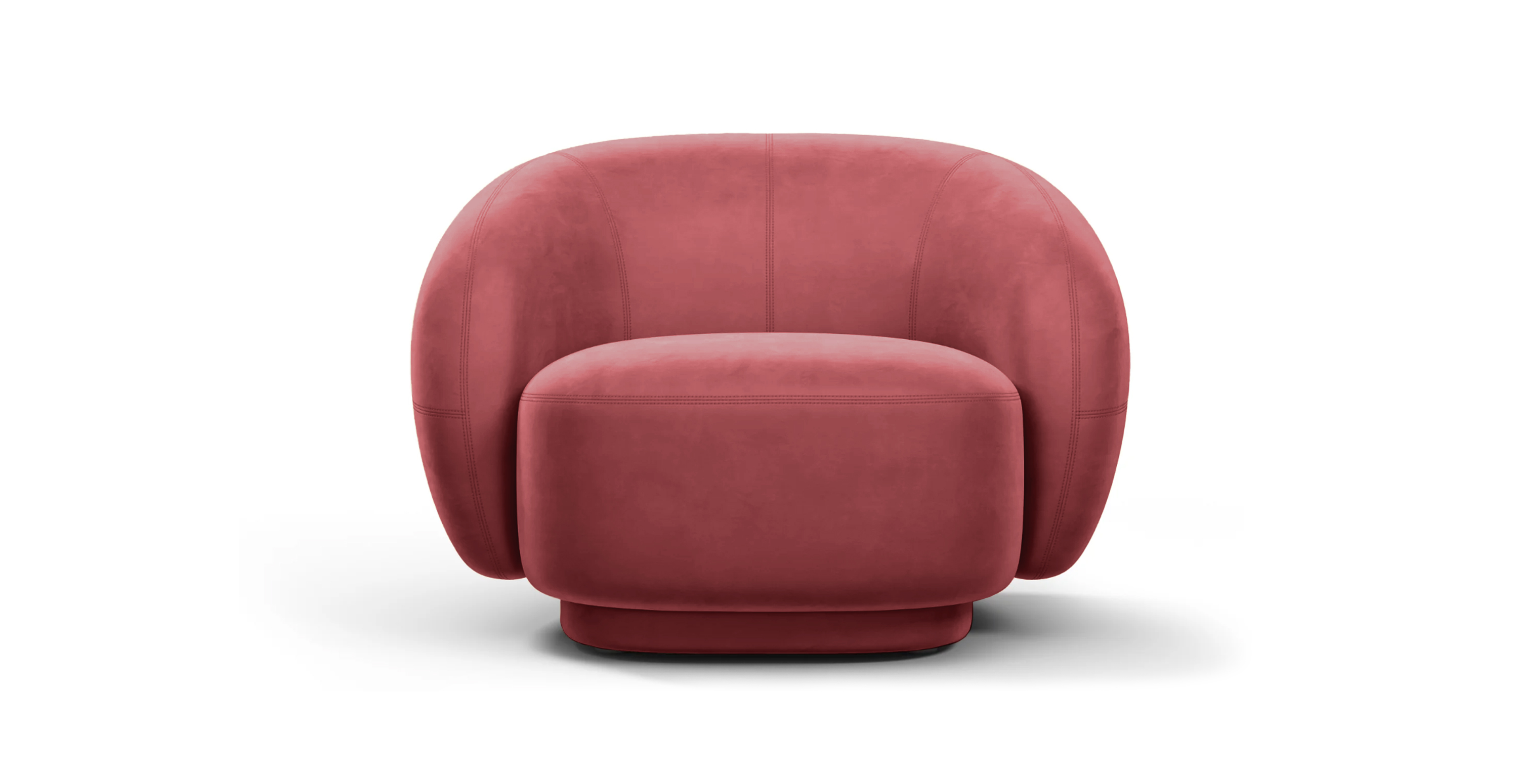 Jonas Wagell Julep Armchair -  Velvet River Rouge Velvet