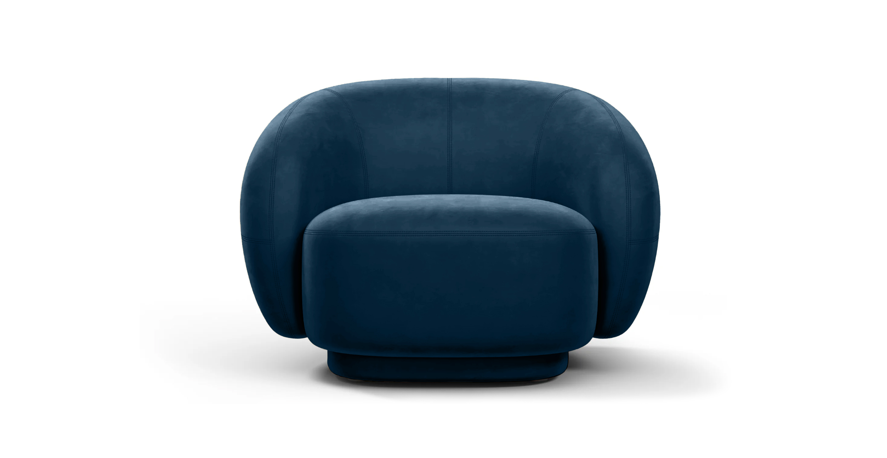 Jonas Wagell Julep Armchair -  Velvet Royal Blue Velvet