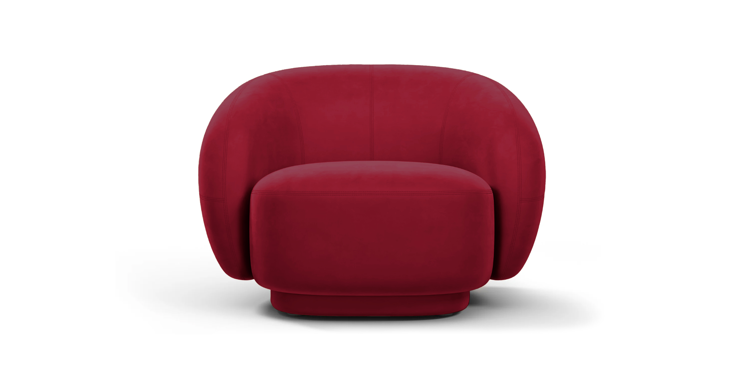 Jonas Wagell Julep Armchair -  Velvet Burgundy Velvet