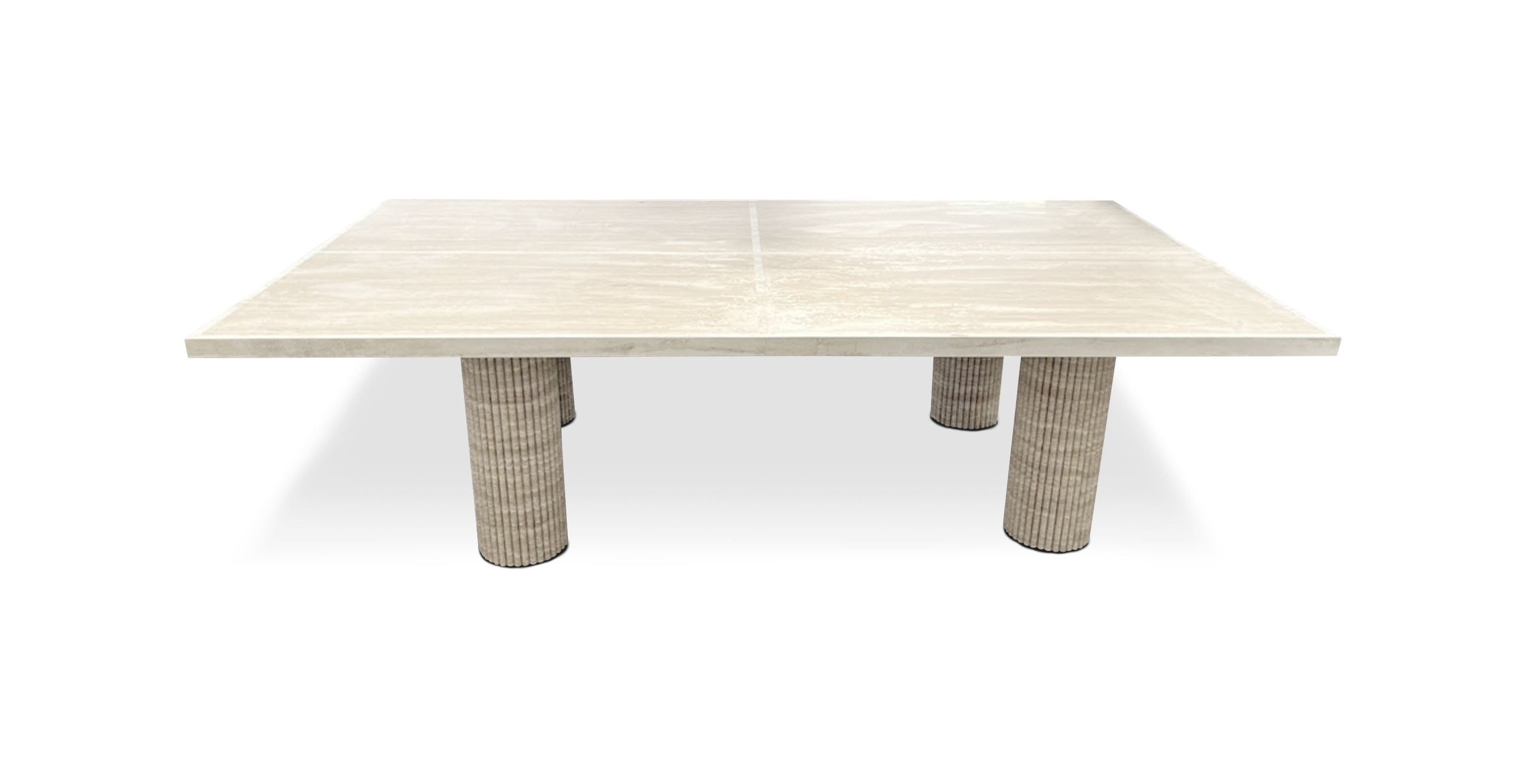 Colonna Travertine Luxury Ping Pong Table -  Beige Travertine