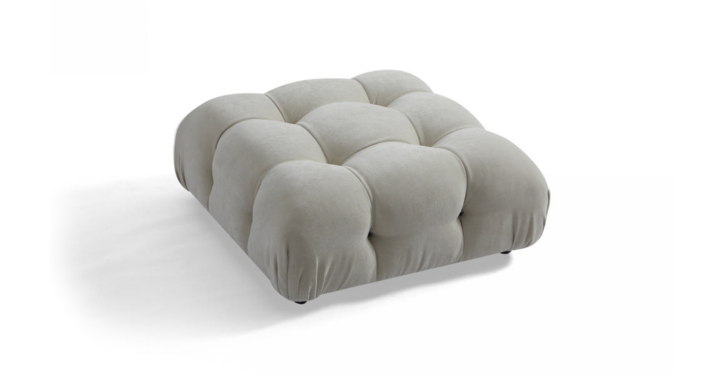 Mario Bellini Sofa | Ottoman - FINAL SALE -  Beige Chenille