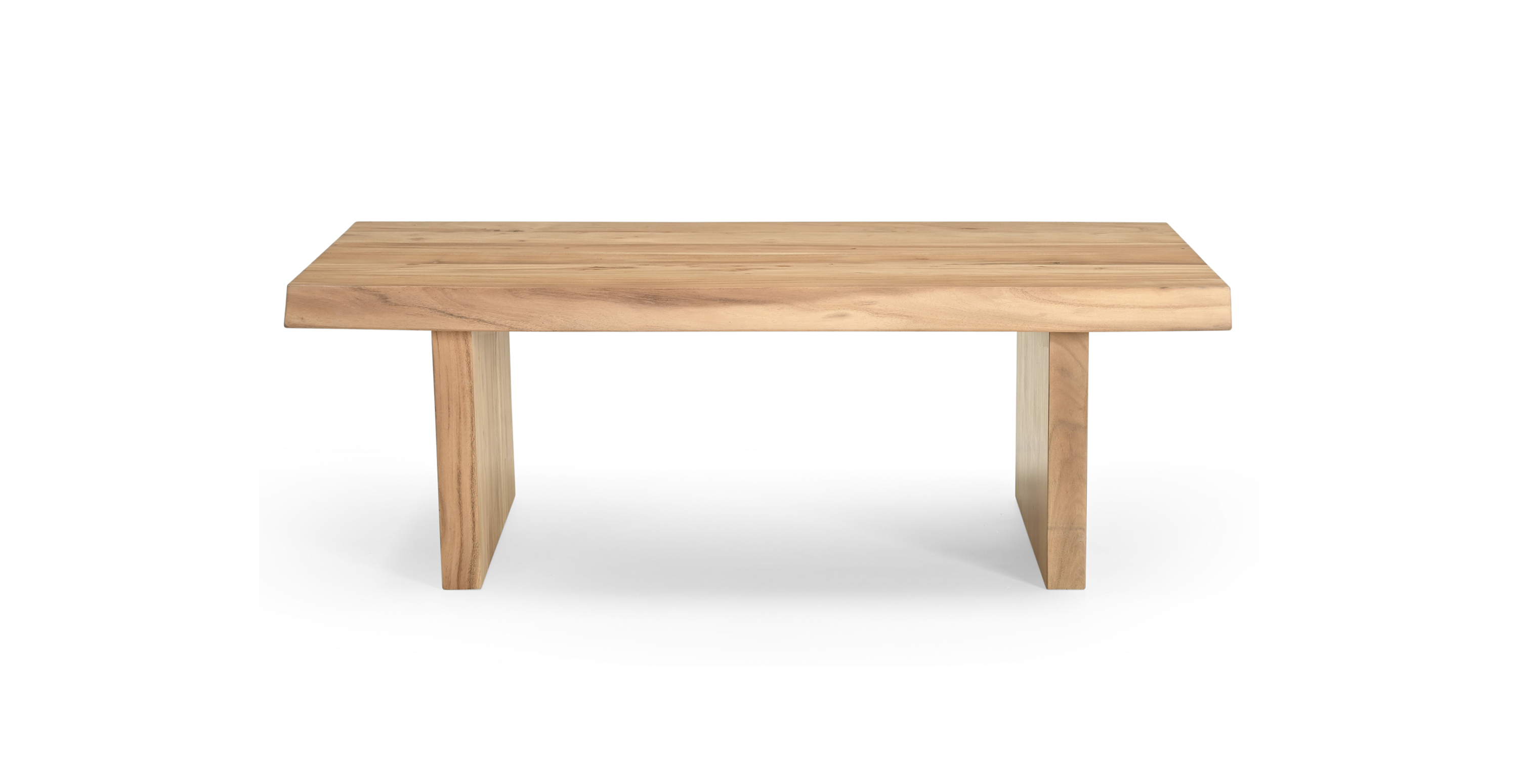 Orchard 48" Live Edge Wood Coffee Table -  Wood Teak