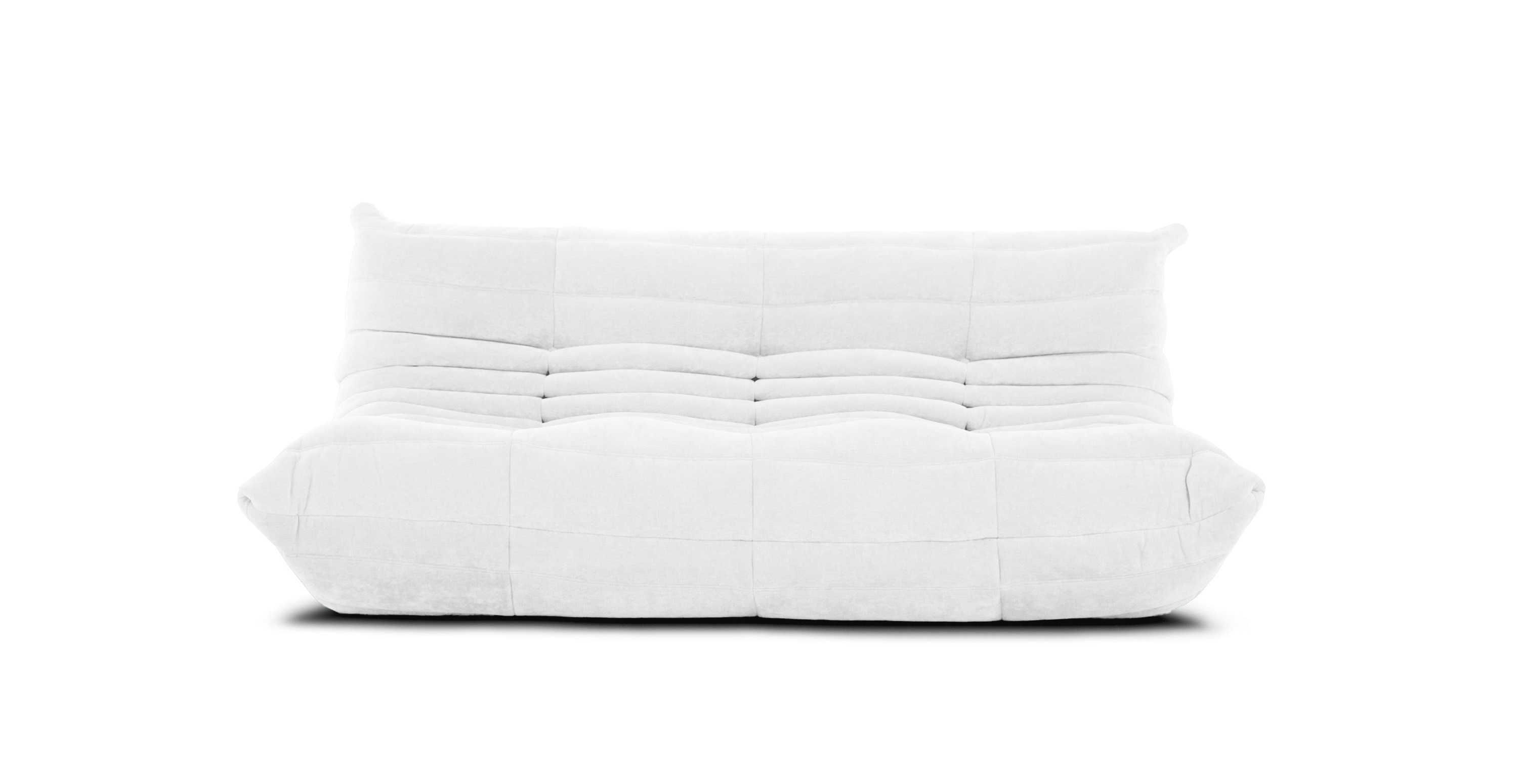 Michel Ducaroy Quayside 3 Seater Fabric Sofa -  Chenille White