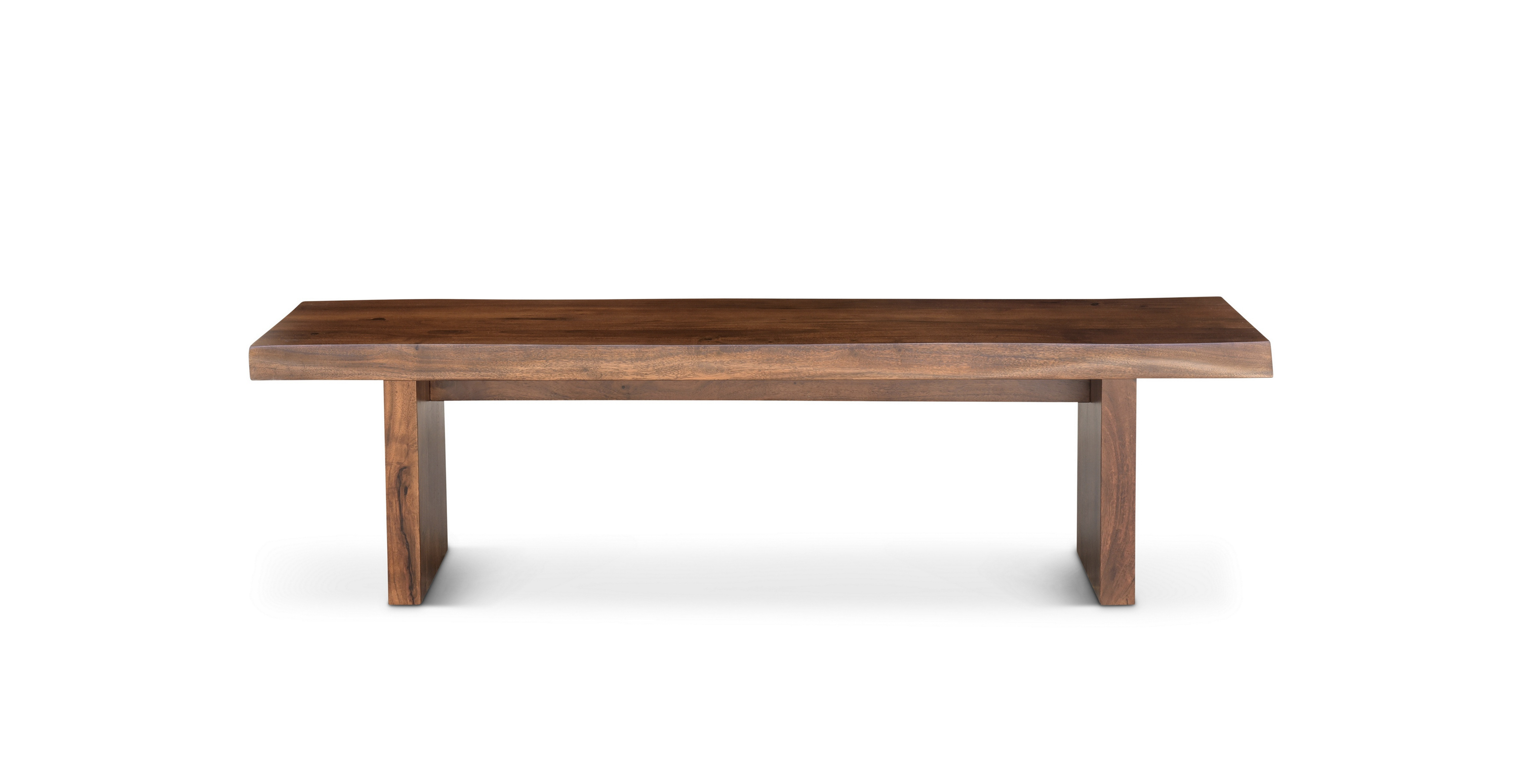 Orchard Live Edge Wood Bench -  Wood Americano 65"