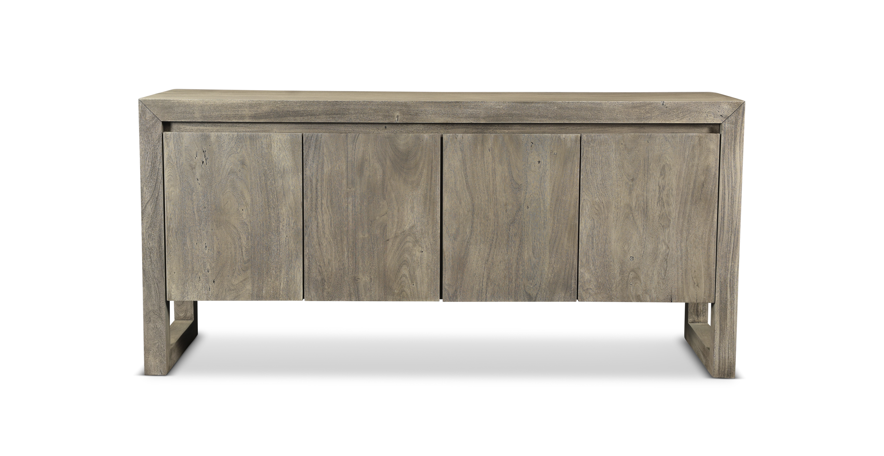 Orchard Solid Wood Traditional Buffet -  Wood Sandblasted Grey