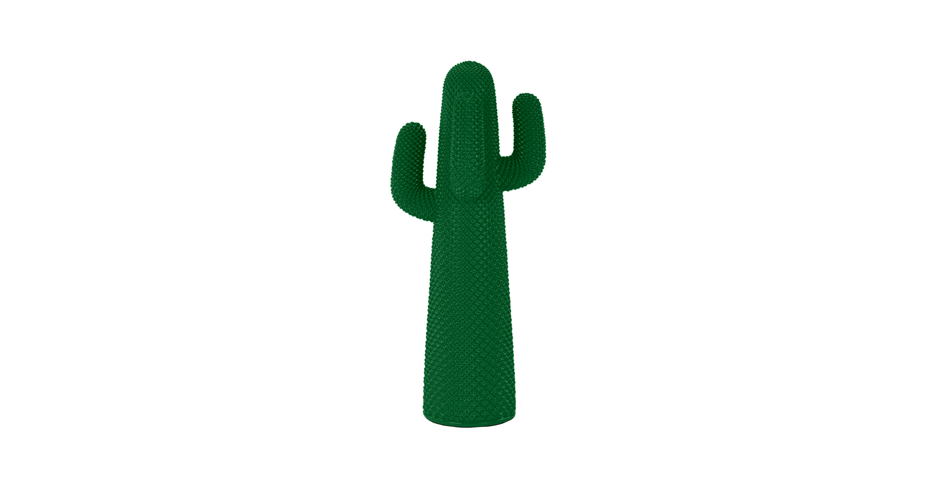 Mello Sculptural Cactus Coat Rack - Fiberglass Dark Green