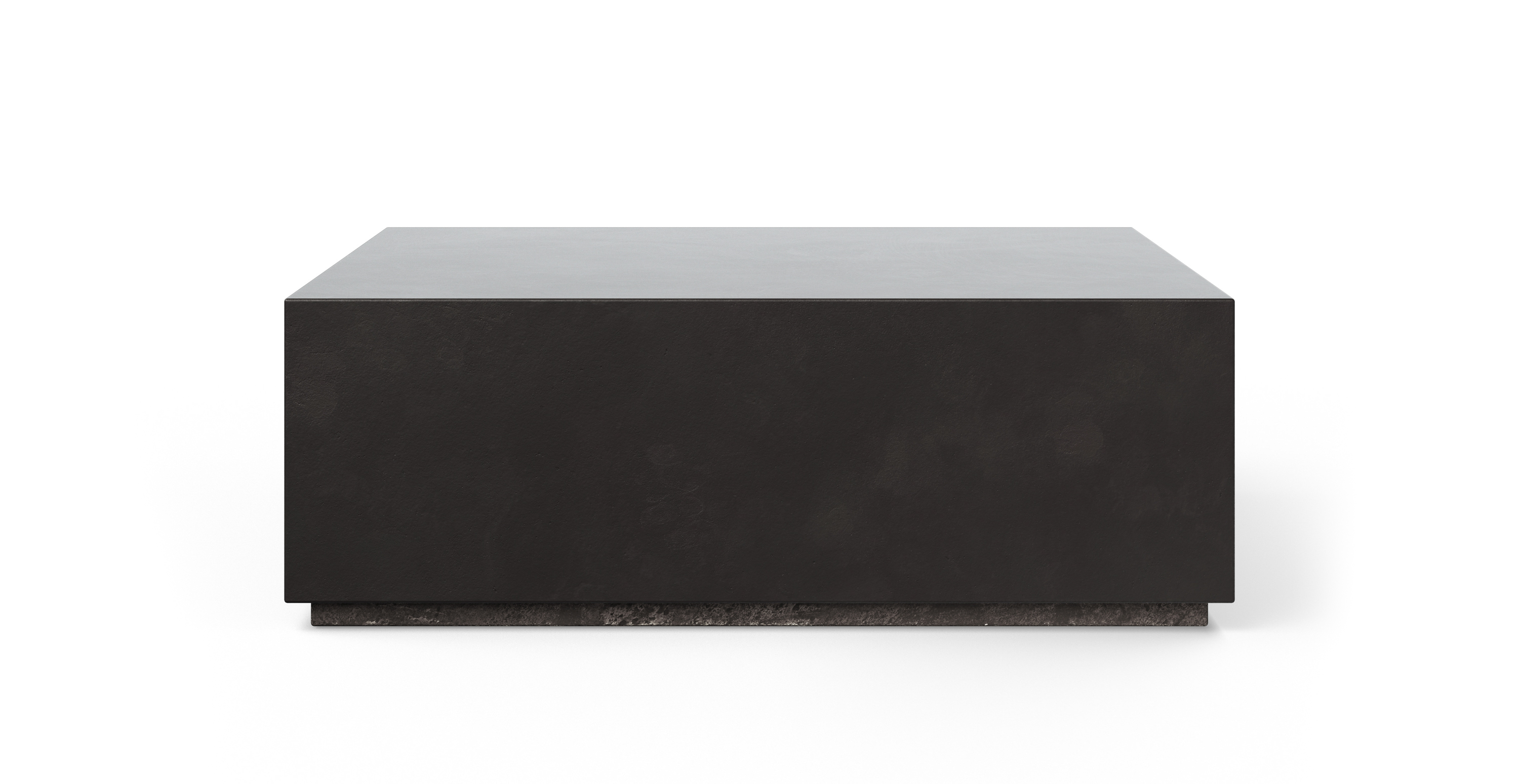 Kips Bay Brutalist Square Concrete Coffee Table -  Fiber-reinforced Concrete Lava 47.25"