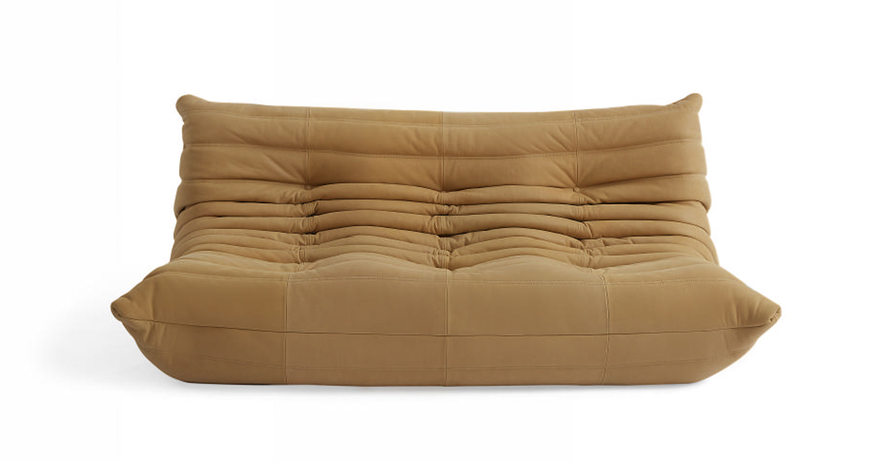 Michel Ducaroy Quayside 3 Seater Premium Leather Sofa - Leather Tan Italian