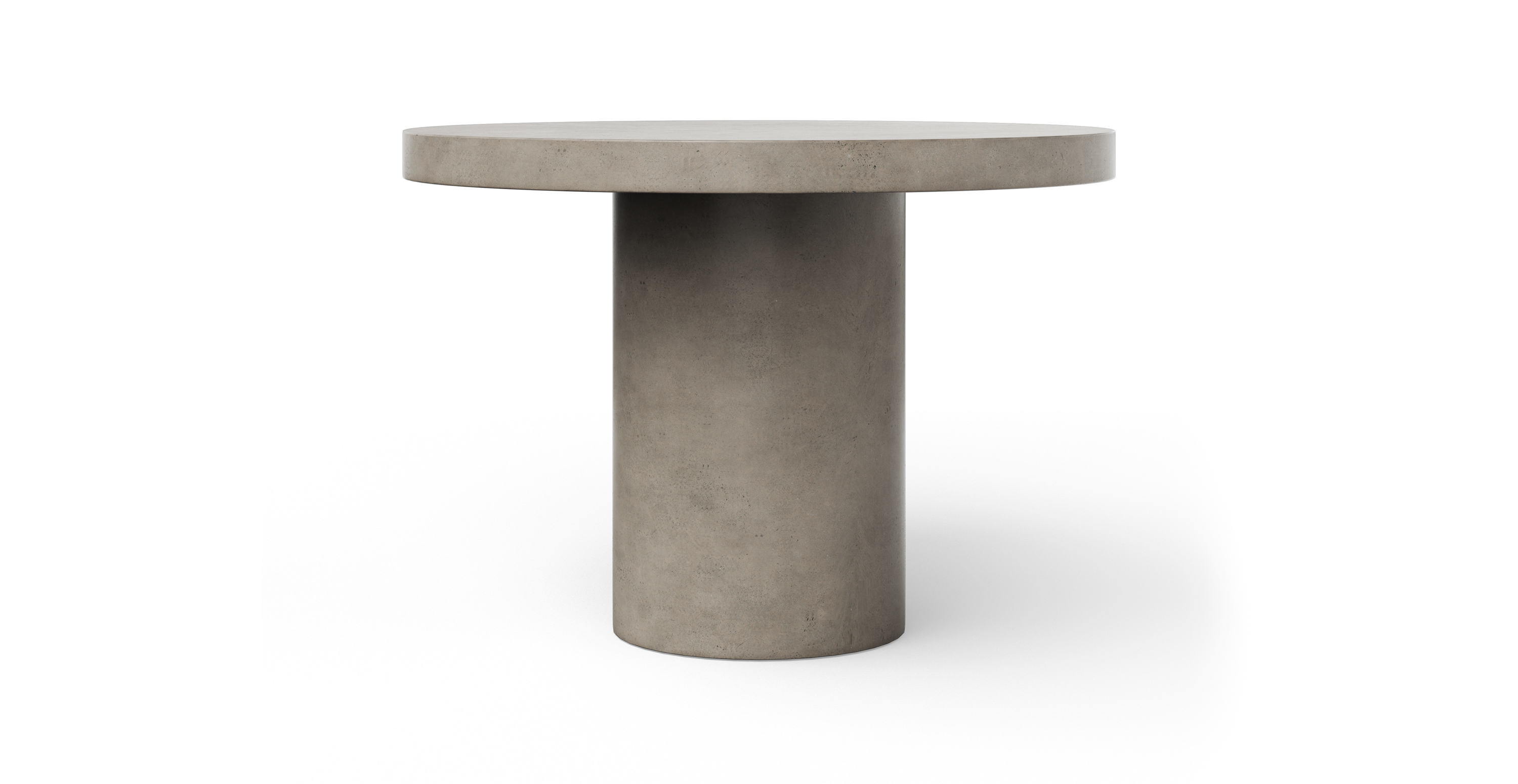 Greenpoint Minimalist Bar Height Concrete Dining Table -  Fiber-reinforced Concrete Dark Grey 60"