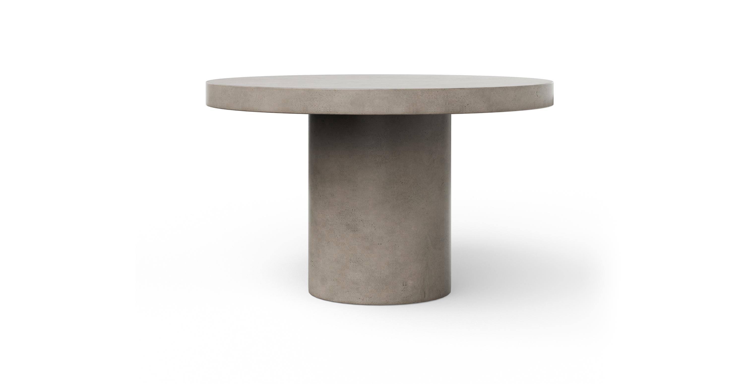 Greenpoint Minimalist Counter Height Concrete Dining Table -  Fiber-reinforced Concrete Dark Grey 60"