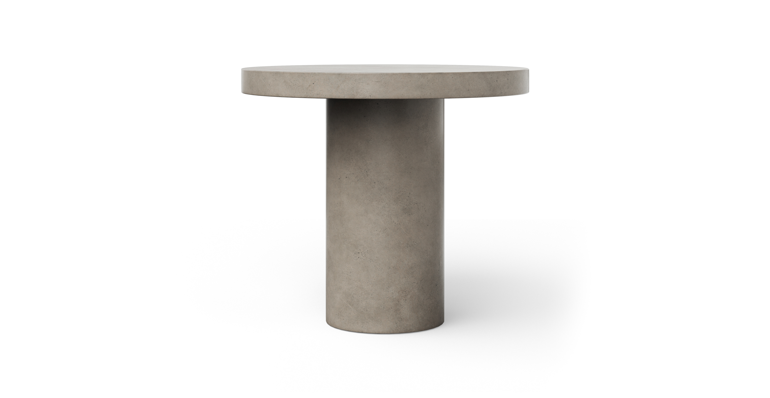 Greenpoint Minimalist Bar Height Concrete Dining Table -  Fiber-reinforced Concrete Dark Grey 47.25"