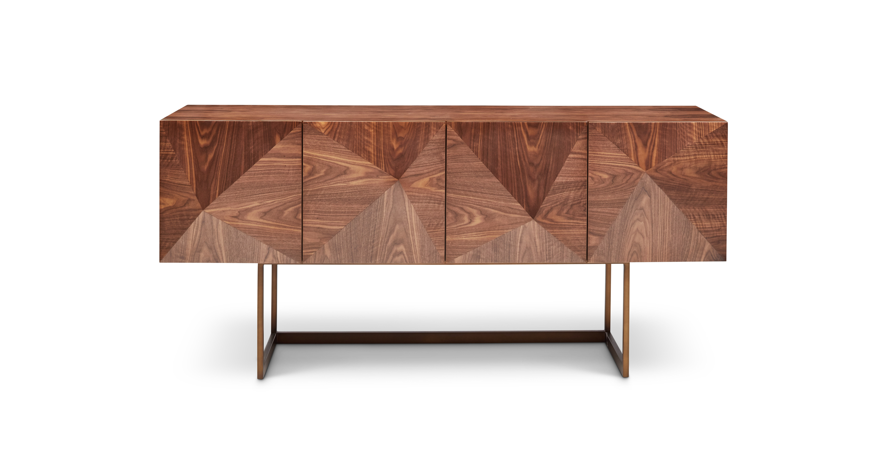 Prince Modern Hardwood Buffet -  Wood Walnut