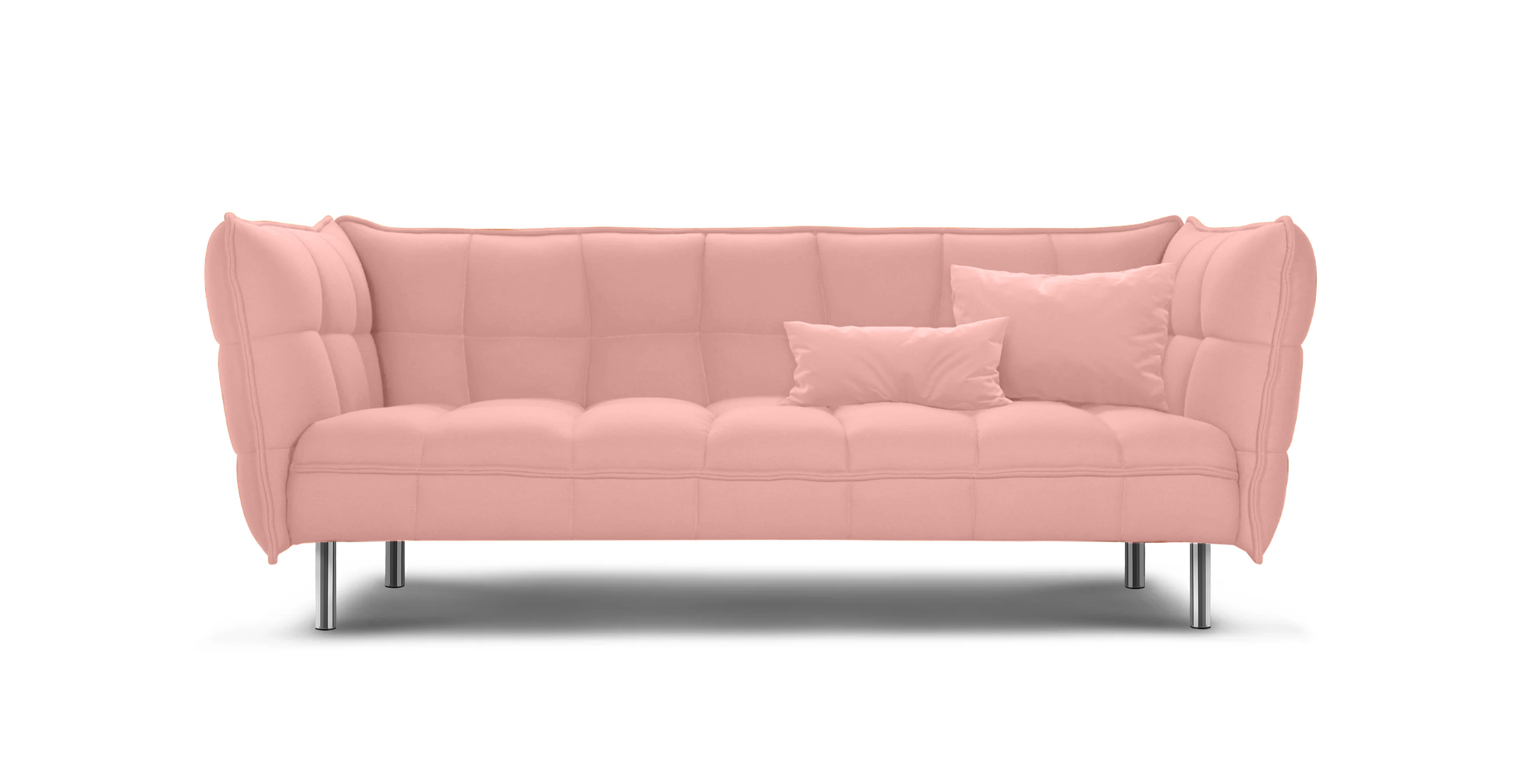 Husk Modern Lounge Sofa -  Cashmere Blossom Pink