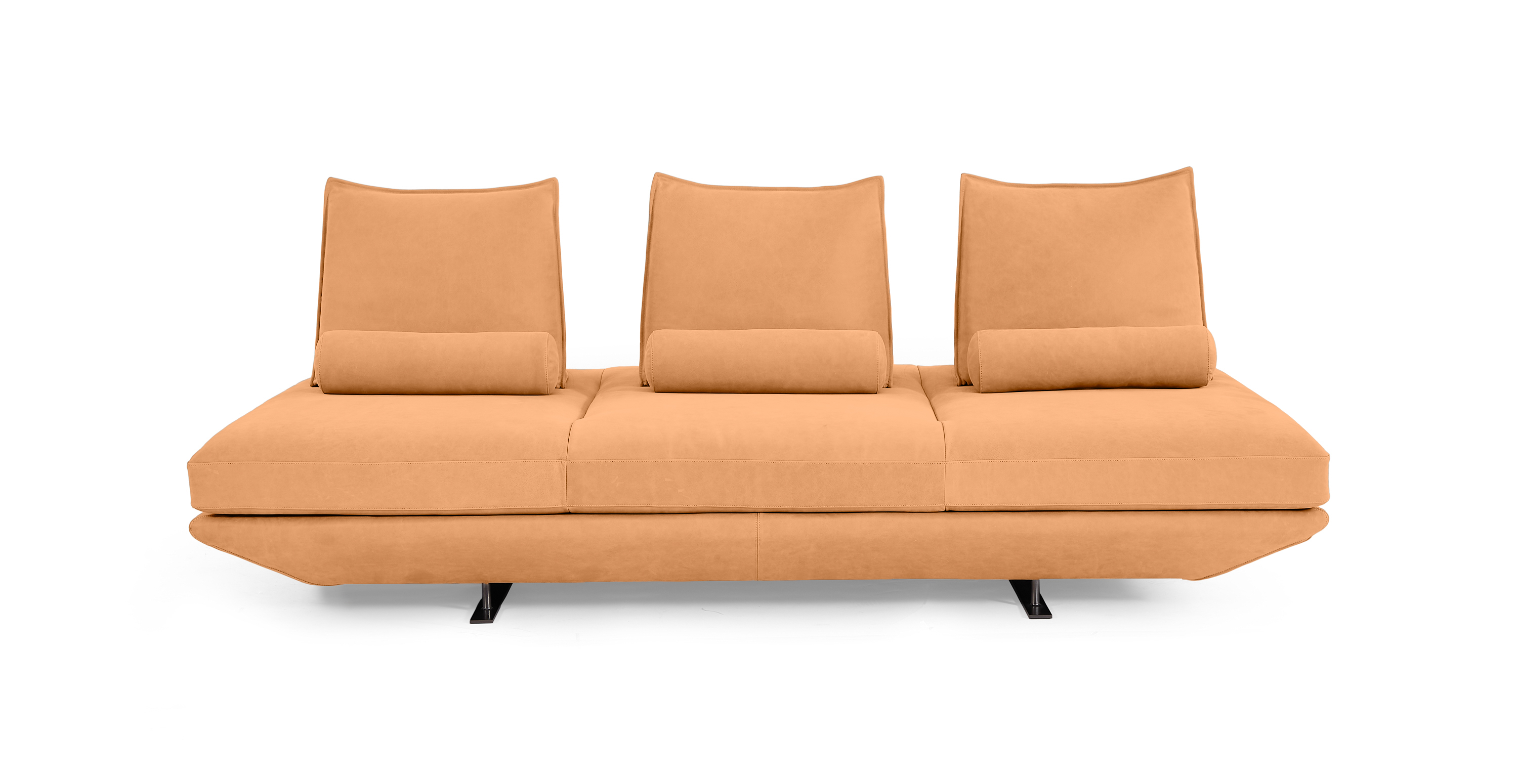 Biggie Freestyle Modern Daybed -  Leather Antique Light Brown