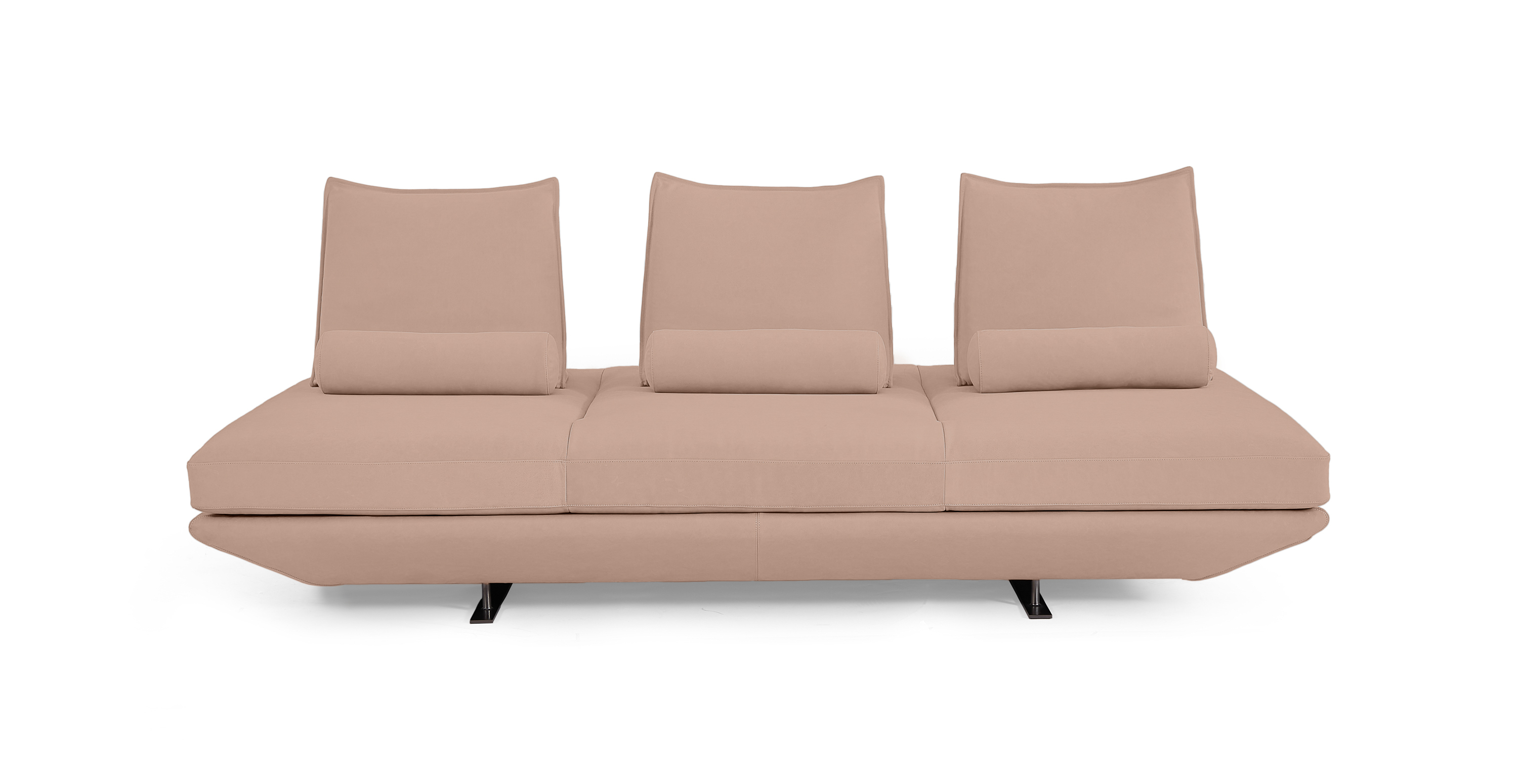 Biggie Freestyle Modern Daybed -  Leather Pink