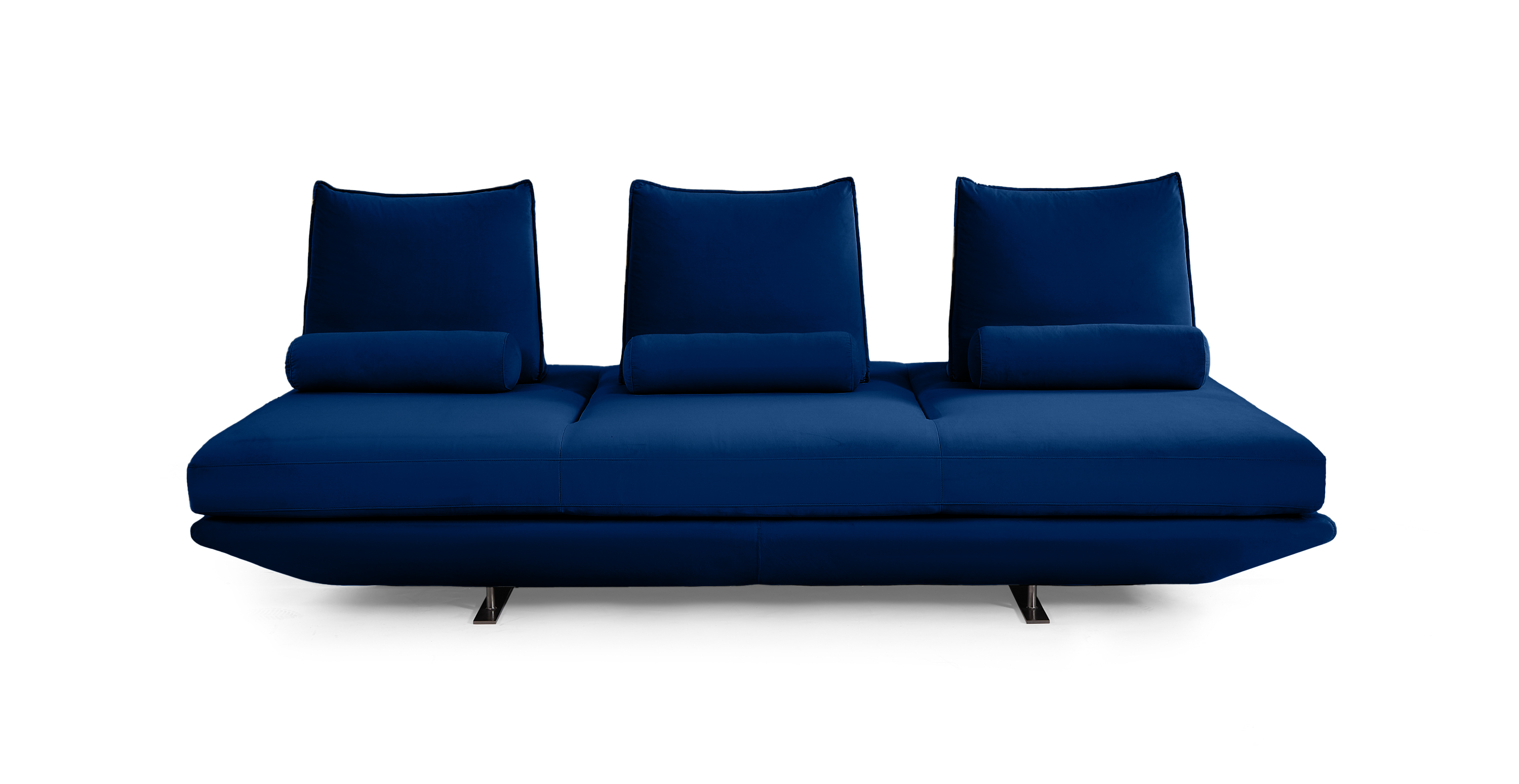 Biggie Freestyle Modern Daybed -  Velvet Blue