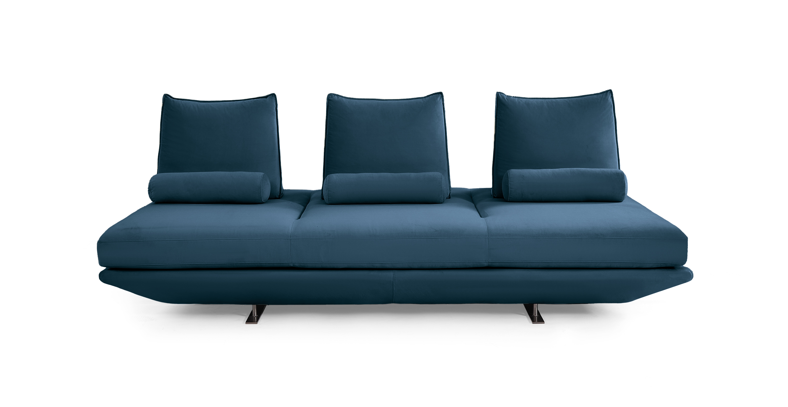 Biggie Freestyle Modern Daybed -  Velvet Royal Blue