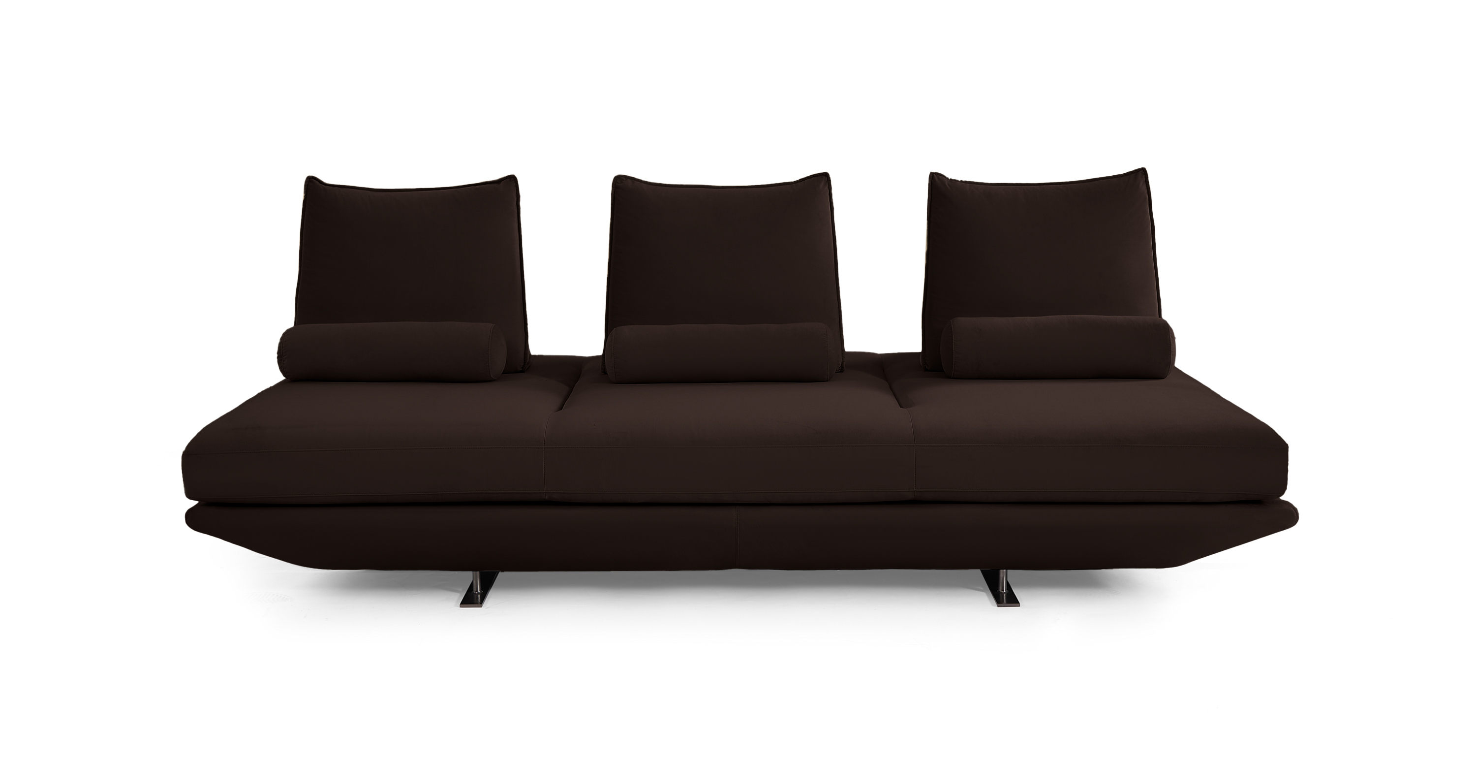 Biggie Freestyle Modern Daybed -  Velvet Brown