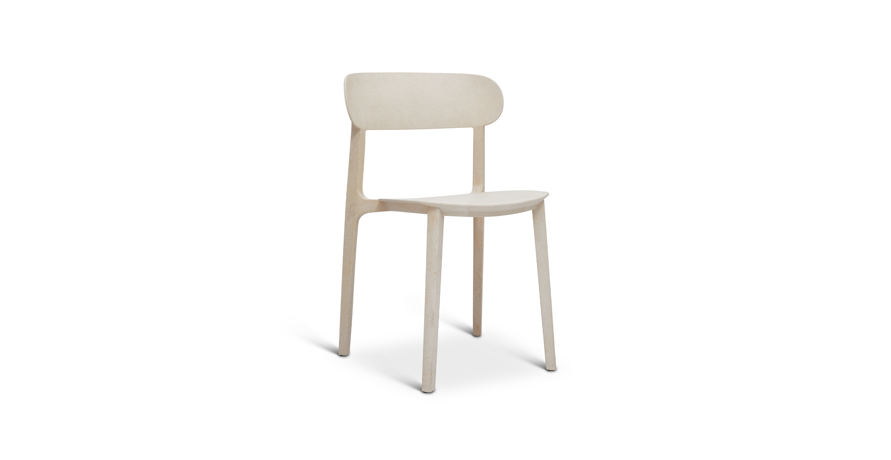 Sullivan Eco-Friendly Outdoor Stacking Chairs (Set of 4) - Polypropylene Beige