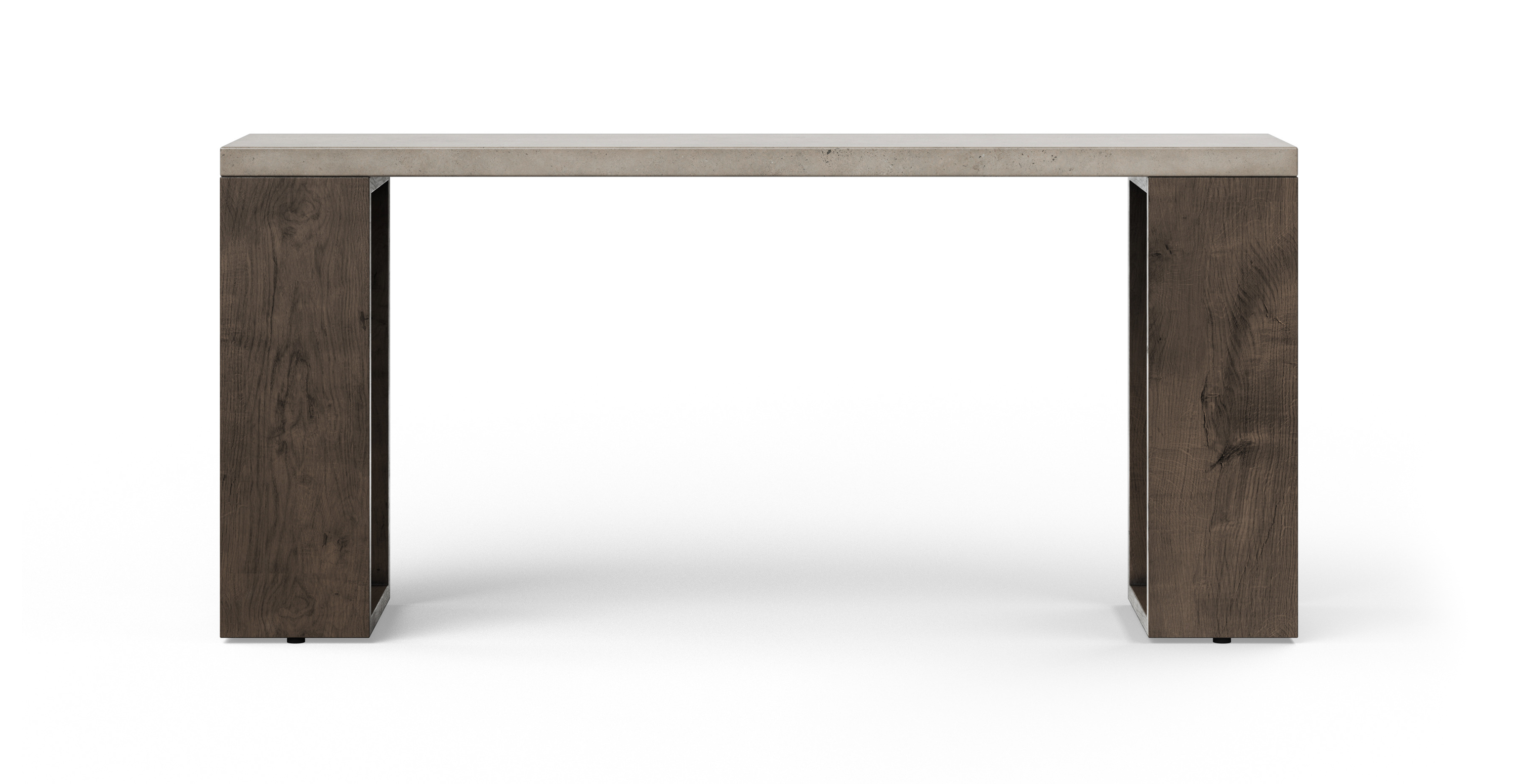 Astor Minimalist Indoor/Outdoor Console Table -  Dark Grey