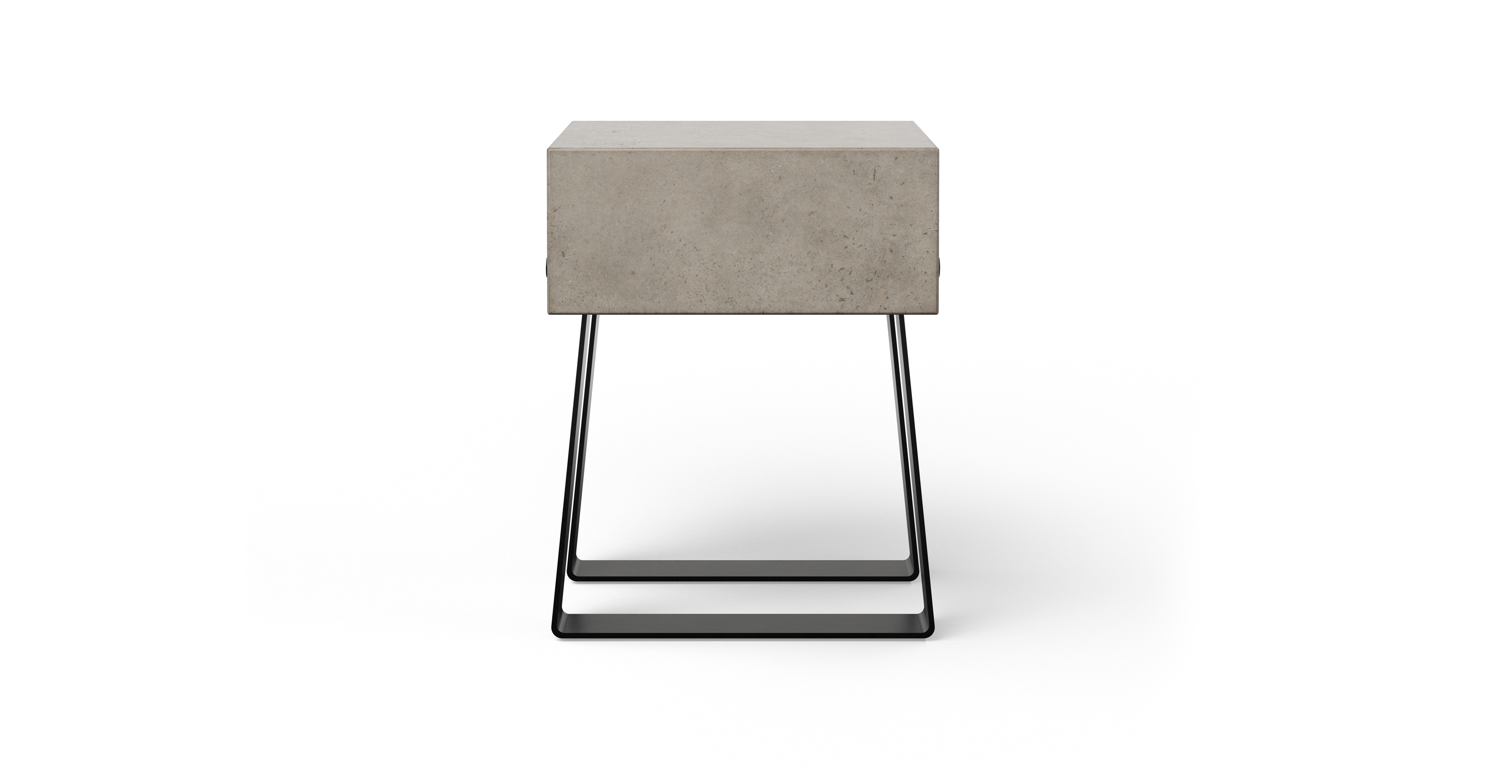 Hudson Modern Industrial Stool -  Dark Grey