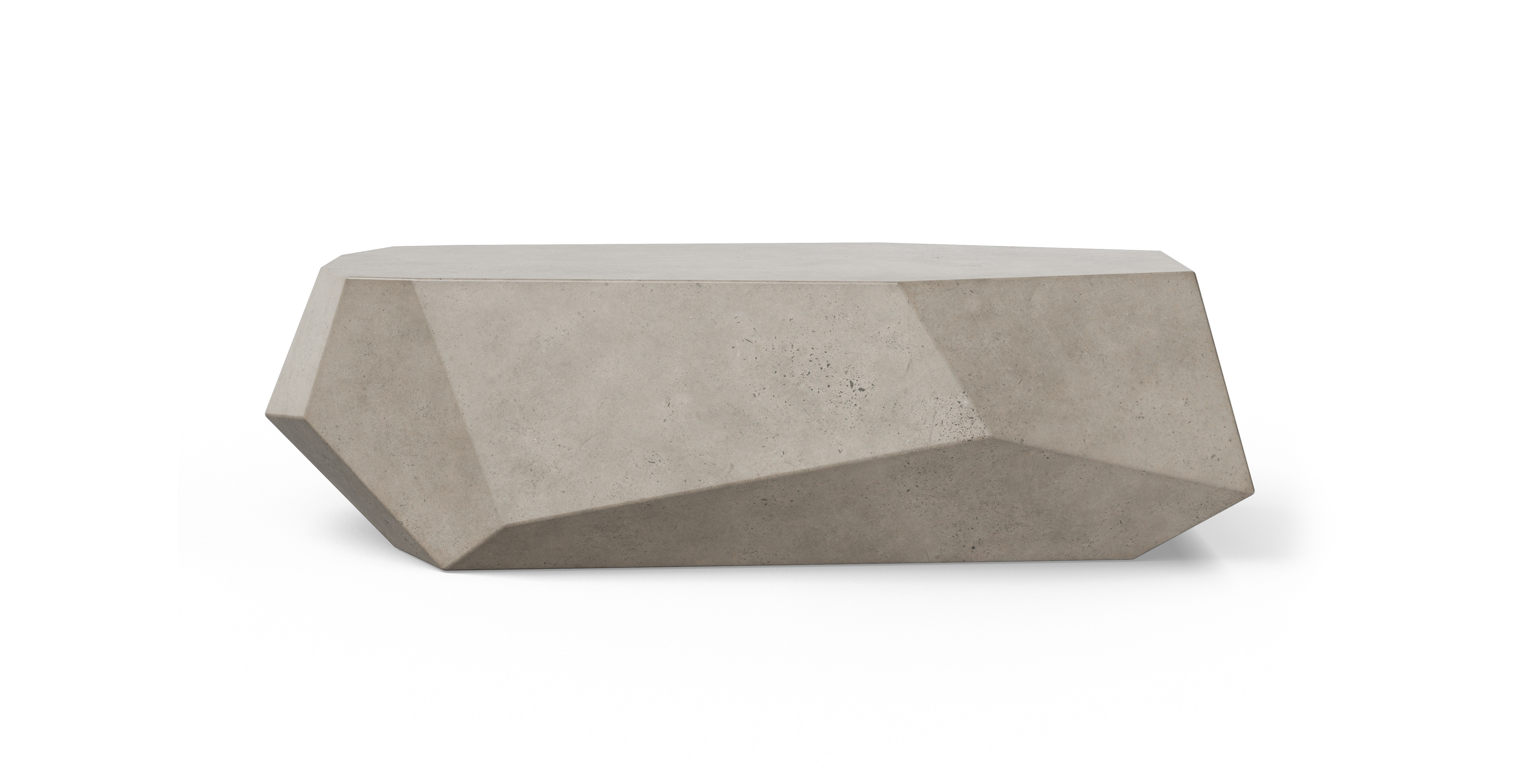 Atlantic Minimalist Concrete Coffee Table -  Dark Grey