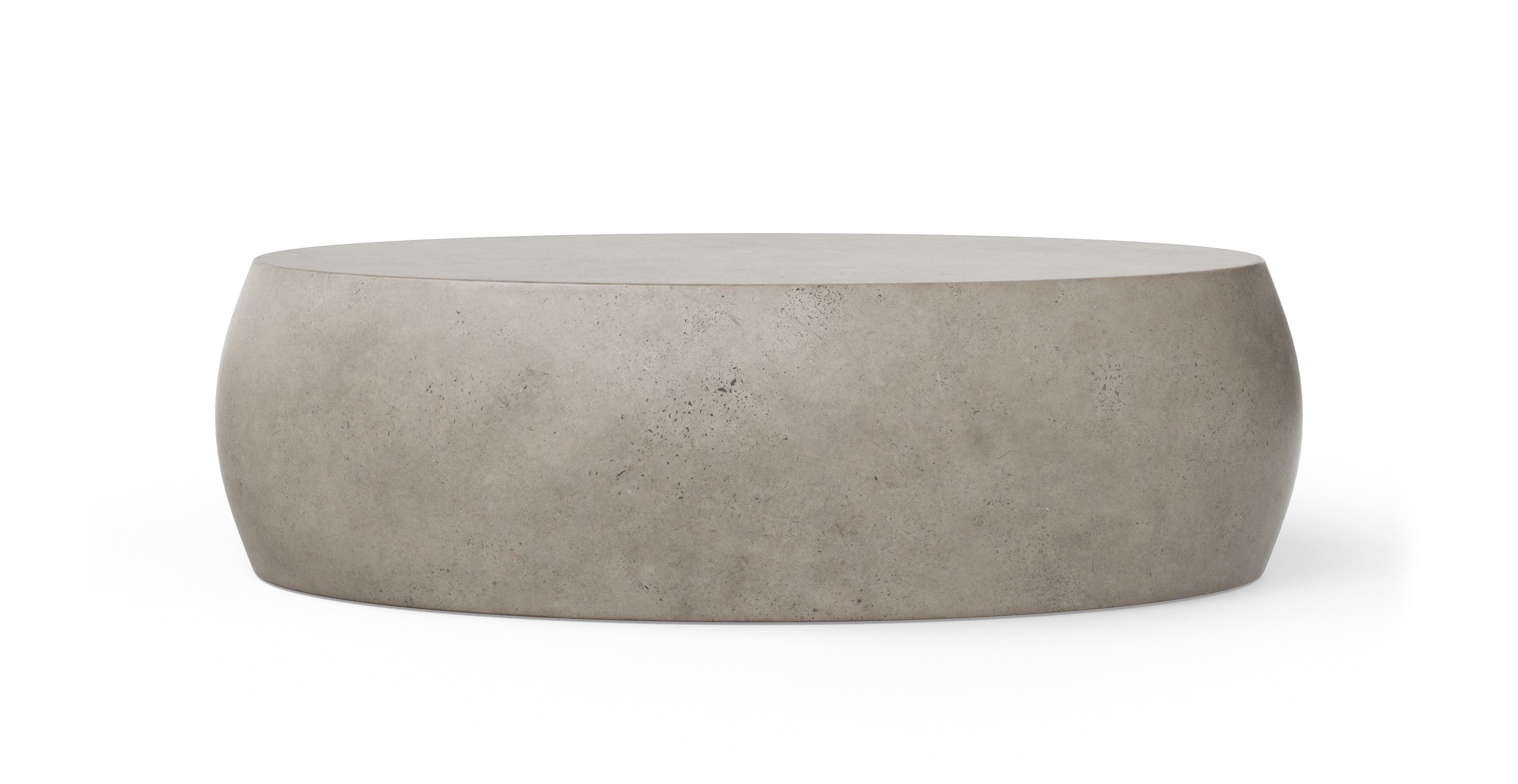 Mercer Minimalist Indoor/Outdoor Concrete Coffee Table -  Fiber-reinforced Concrete Dark Grey
