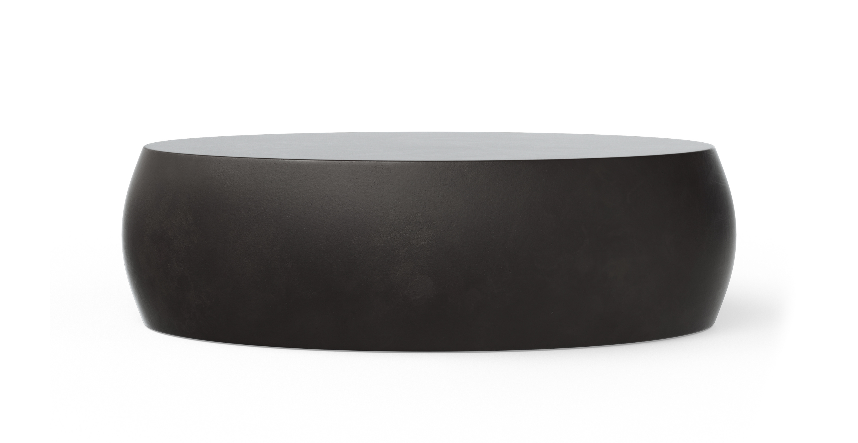 Mercer Minimalist Indoor/Outdoor Concrete Coffee Table -  Fiber-reinforced Concrete Lava