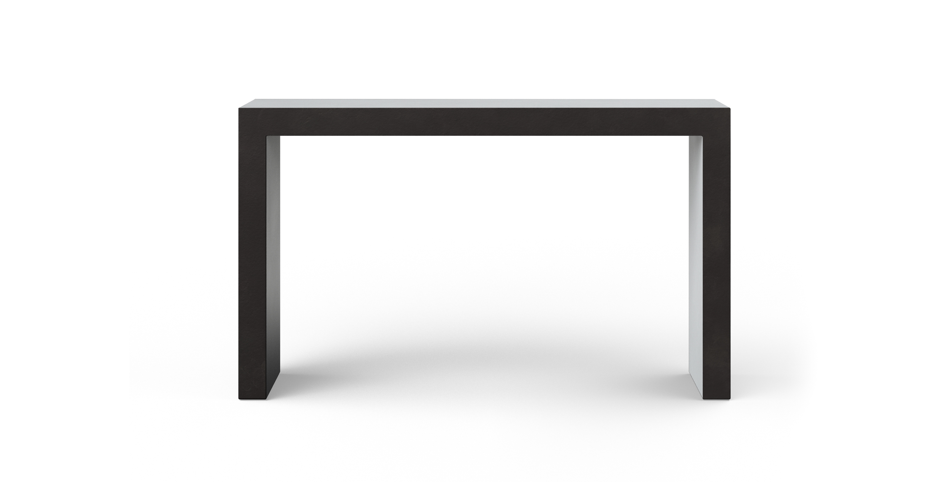 Brooklyn Brutalist Indoor/Outdoor Concrete Console -  Fiber-reinforced Concrete Lava