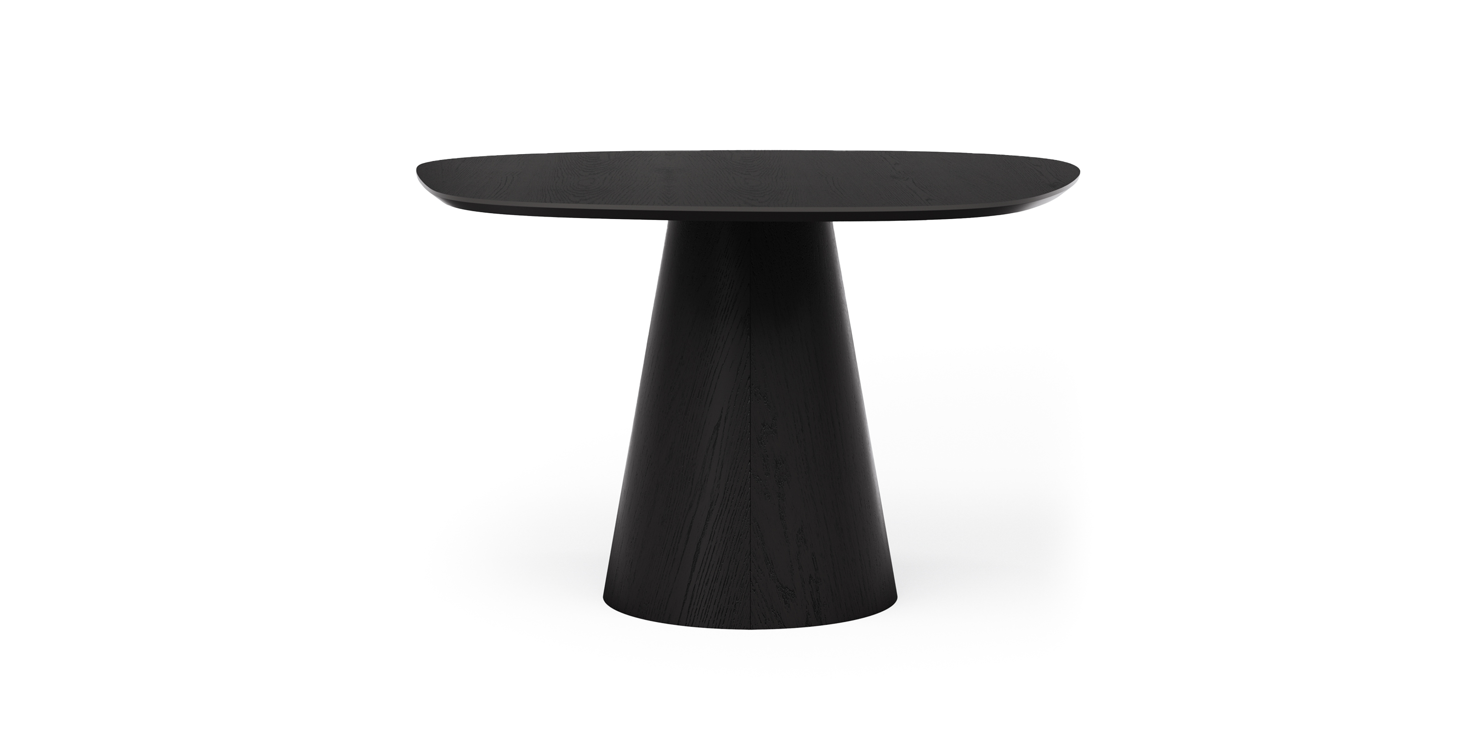Bushwick Modern Wood Dining Table -  Wood Ebano