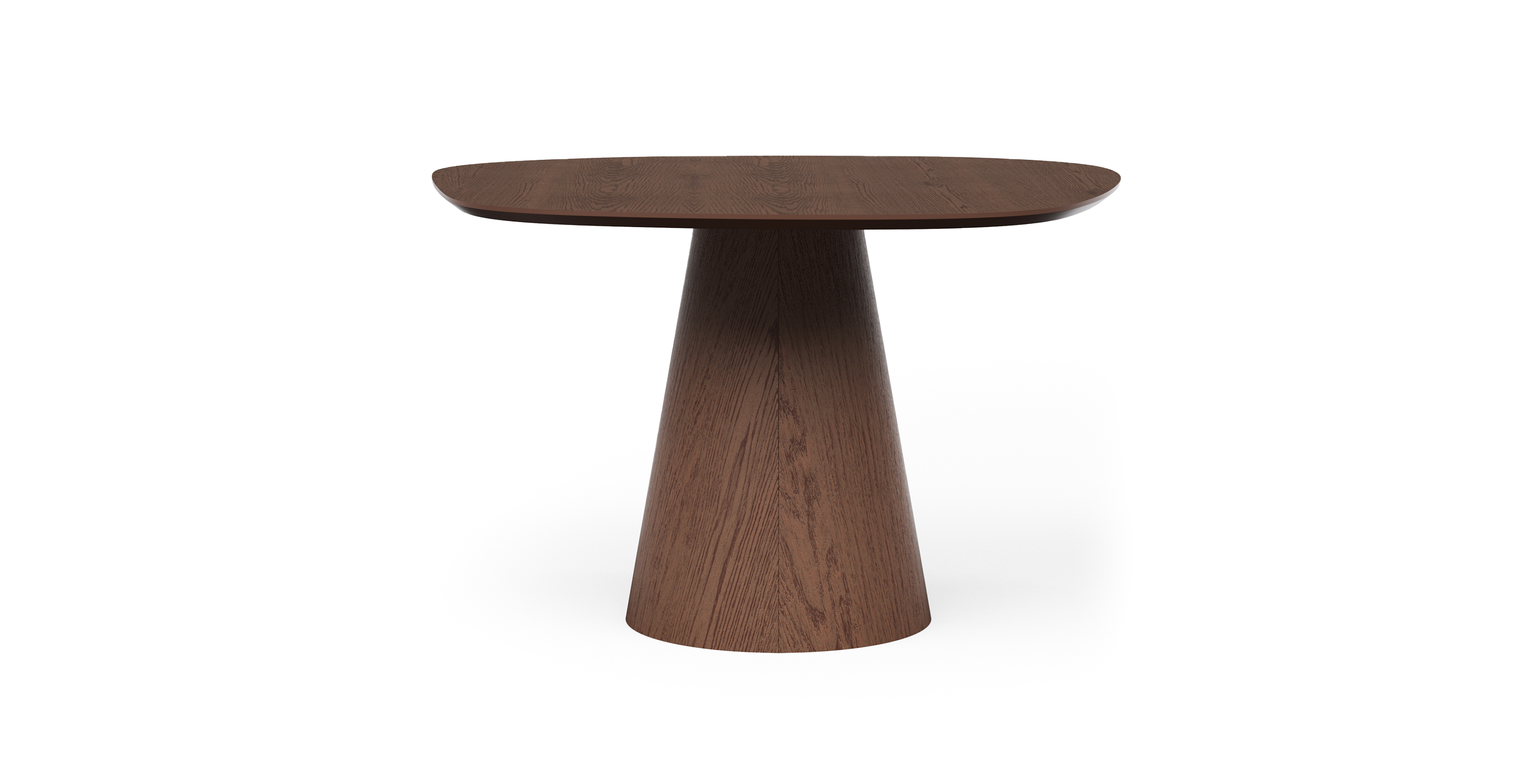 Bushwick Modern Wood Dining Table -  Wood Nogal