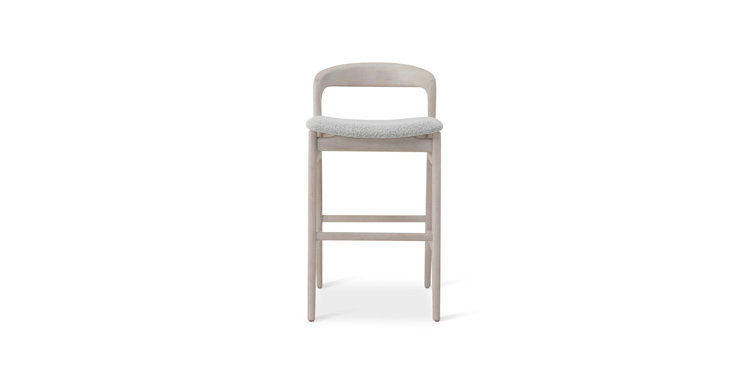 Nolita Tauari Wood Counter Stool -  Wood Crafted Glaze - Nevoa