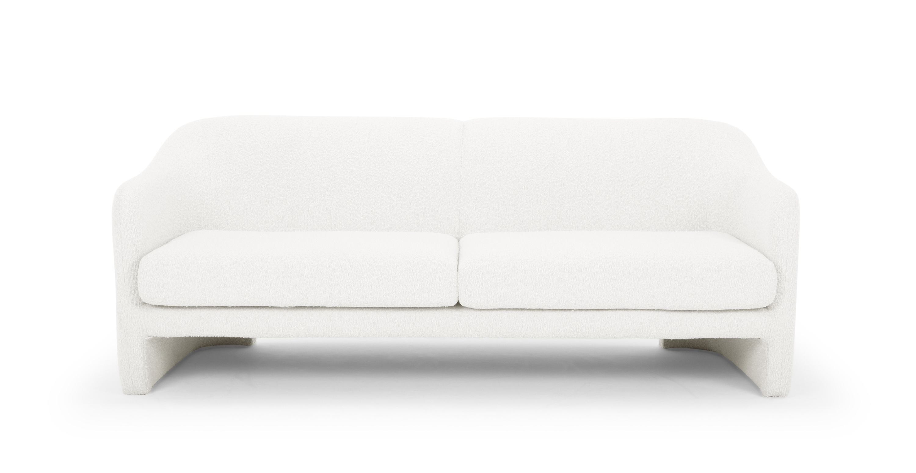 Henry Contemporary Sofa - Polyester Boucle Polyester Fabric