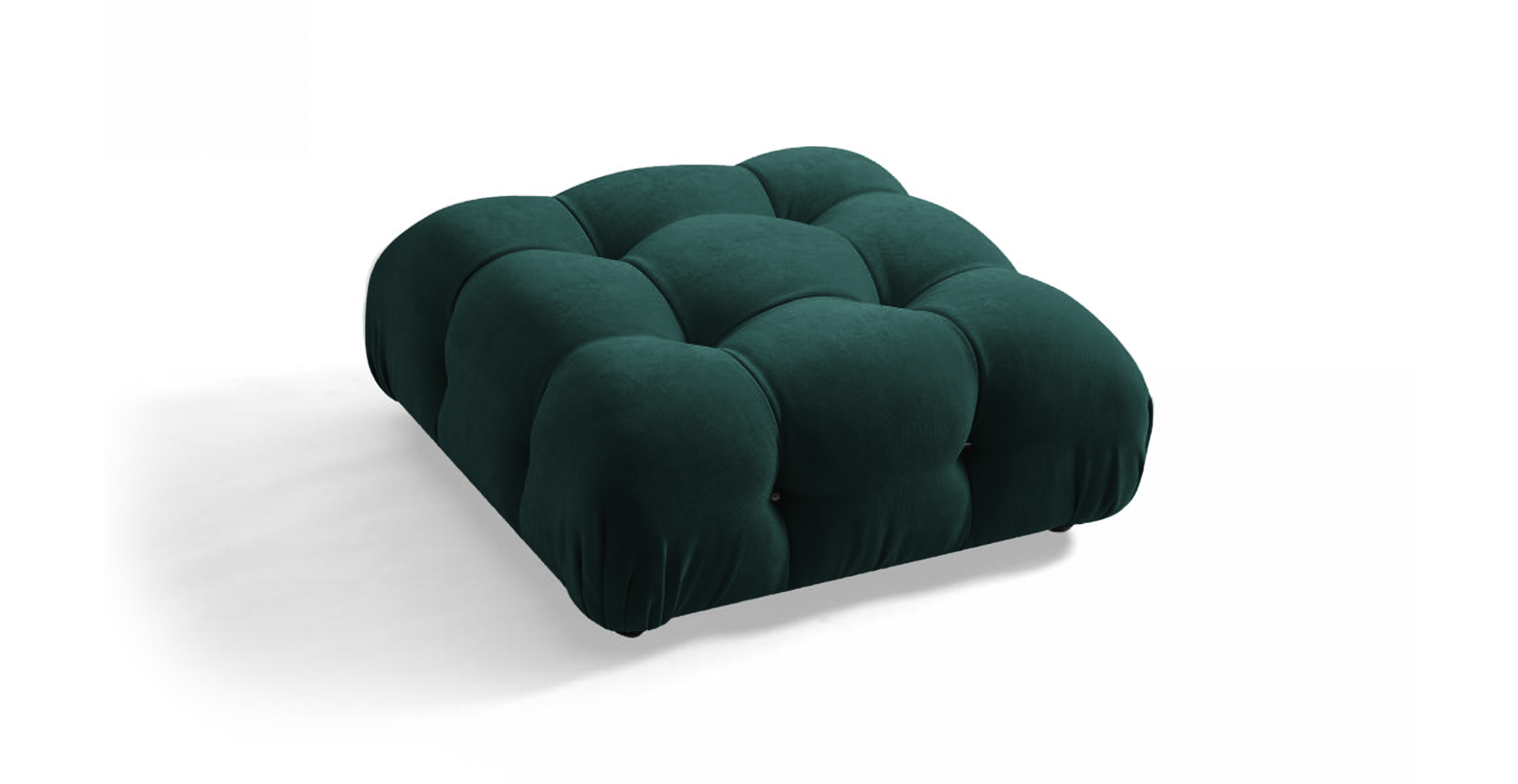 Mario Bellini Sofa | Ottoman -  Green Chenille