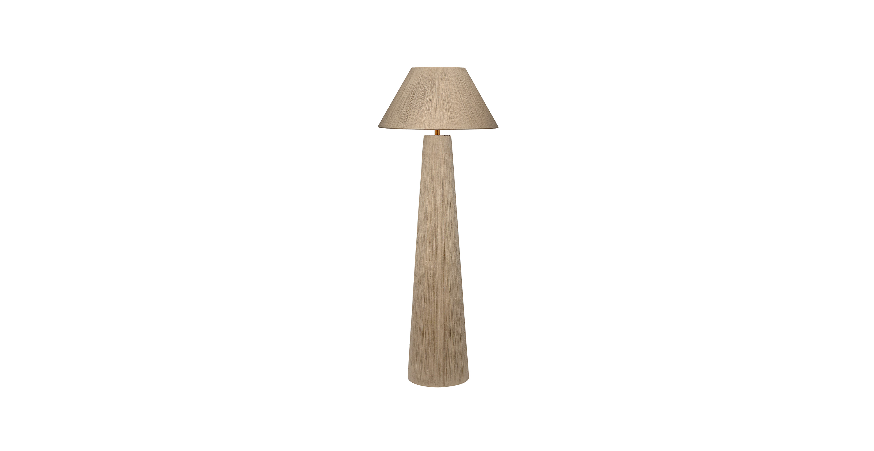 Echo Jute Floor Lamp -  Cream