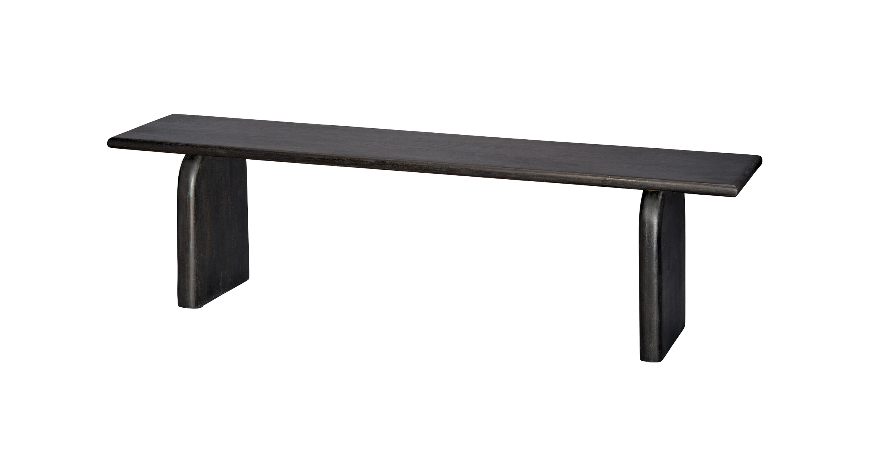 Kos Mango Wood Bench -  Mango Wood Black