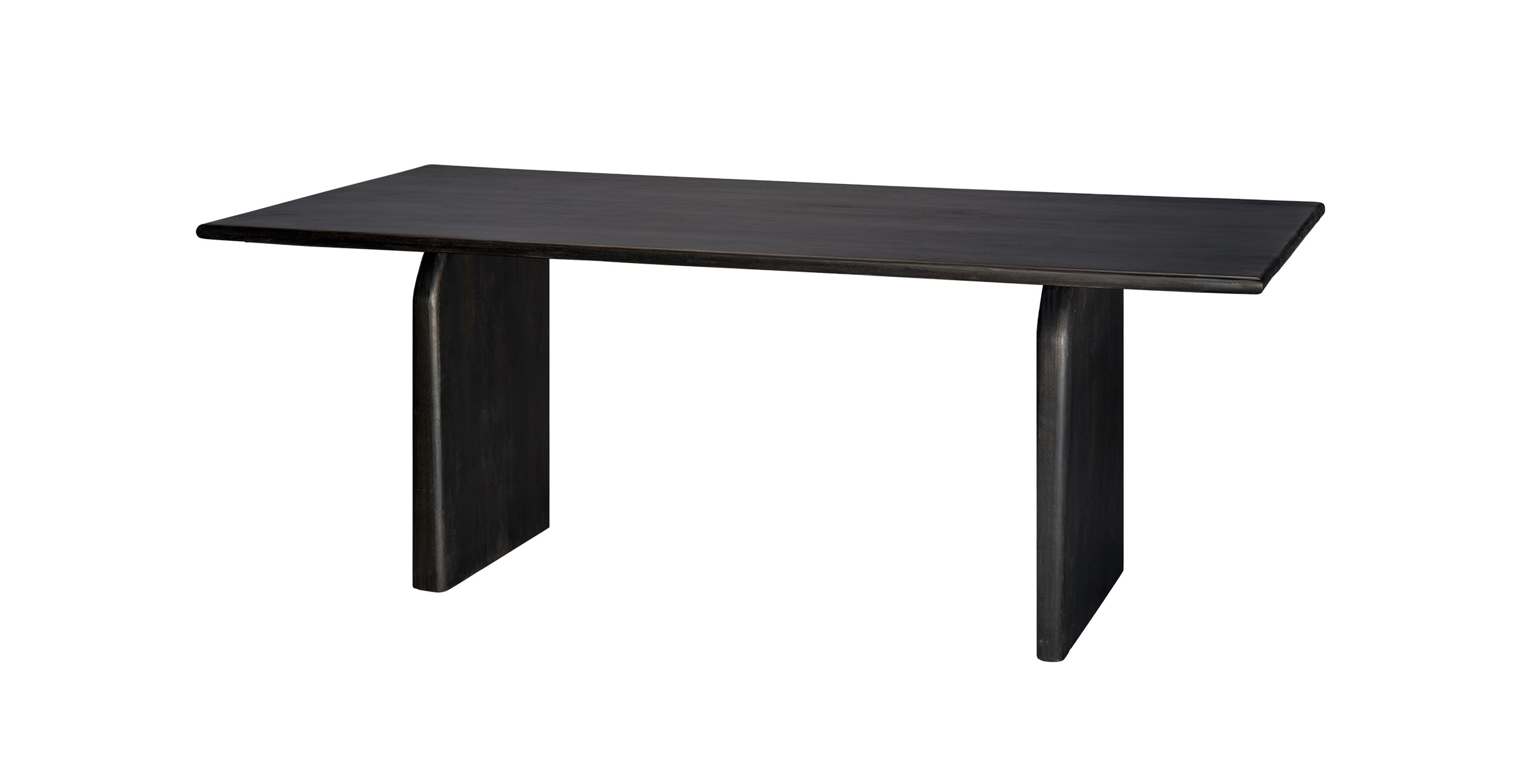 Kos Mango Wood Dining Table -  Mango Wood Black